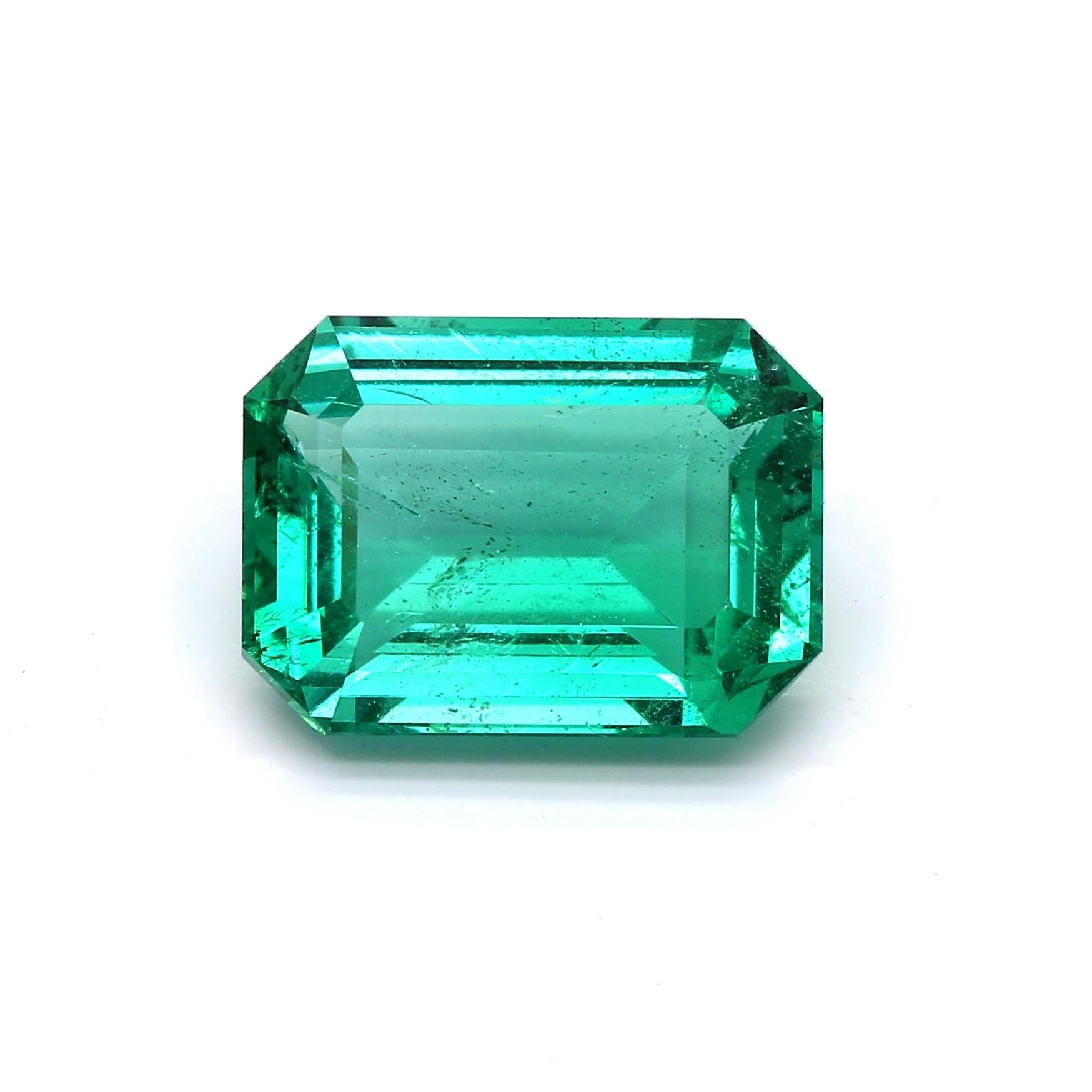 3.14 ct. Emerald GIA Minor