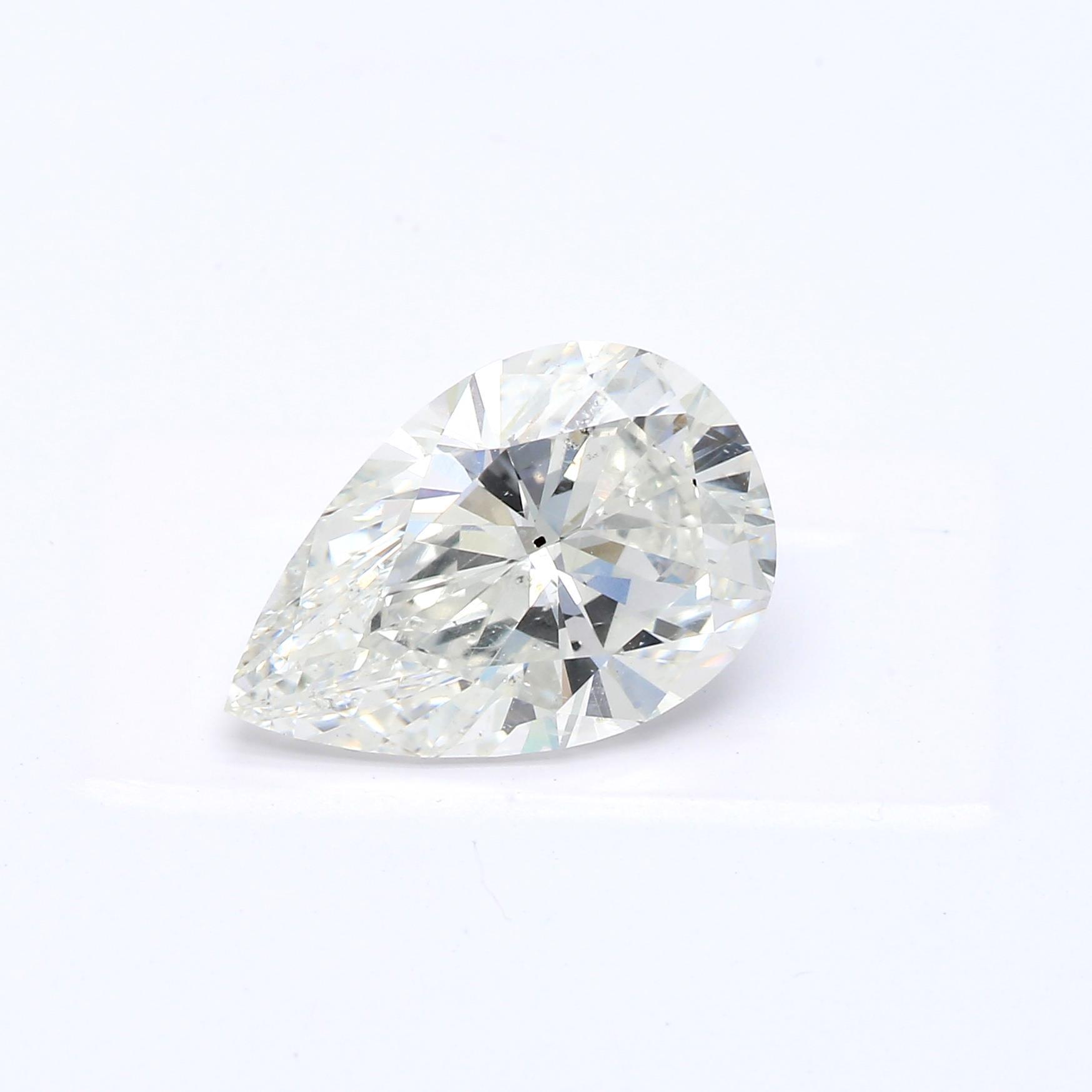 2.08 ct. Pear Shape Diamond G SI2 None GIA