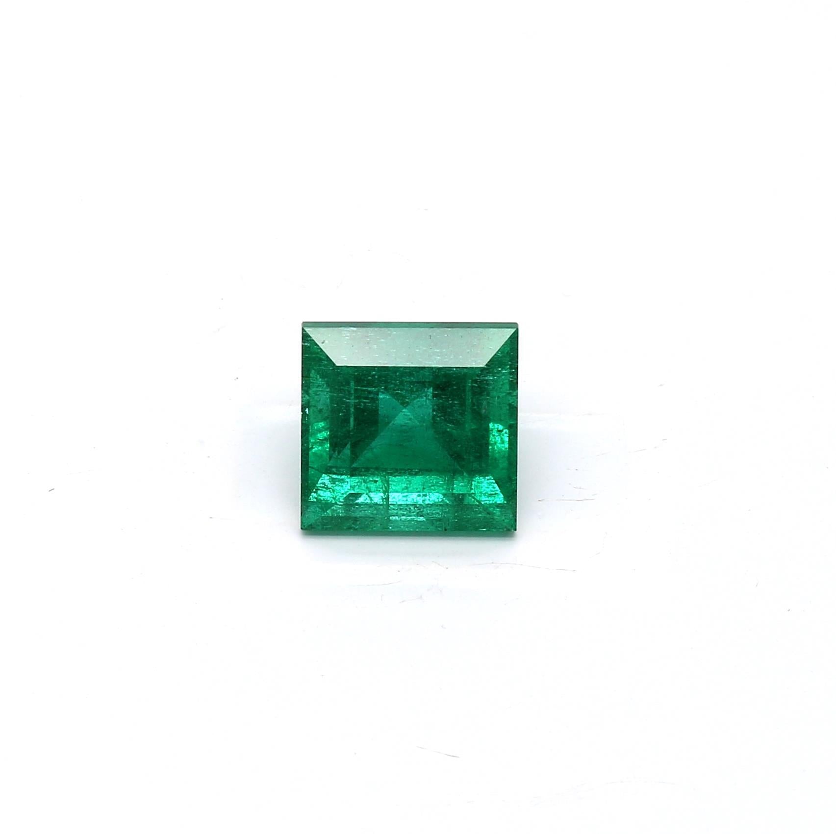 2.08 ct. Square Emerald GRS Insignificant