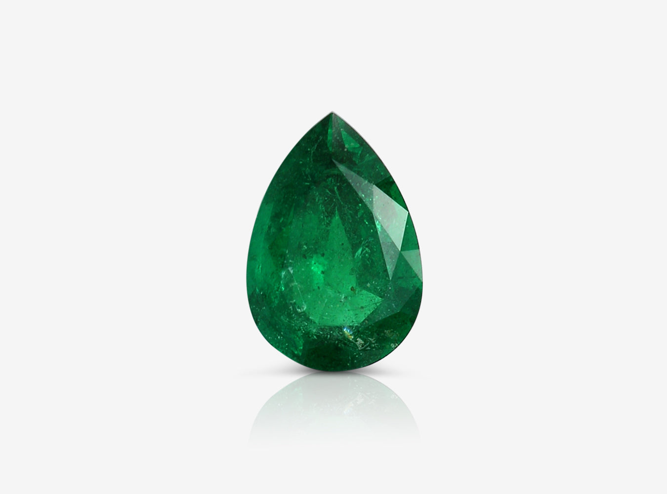1.16 ct. Pear Shape Emerald ICA Minor