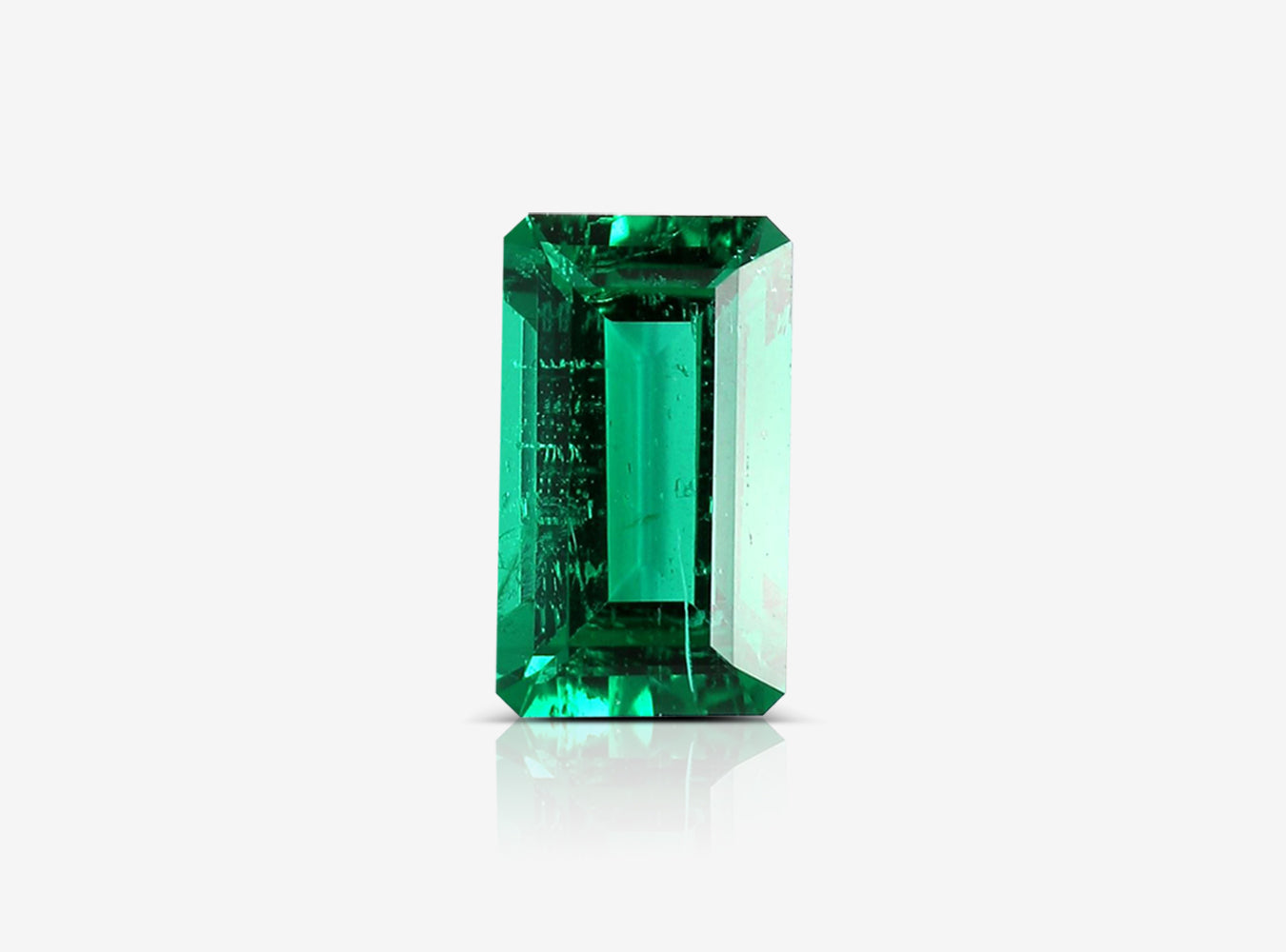 1.40 ct. Baguette Emerald AGL Insignificant to Minor