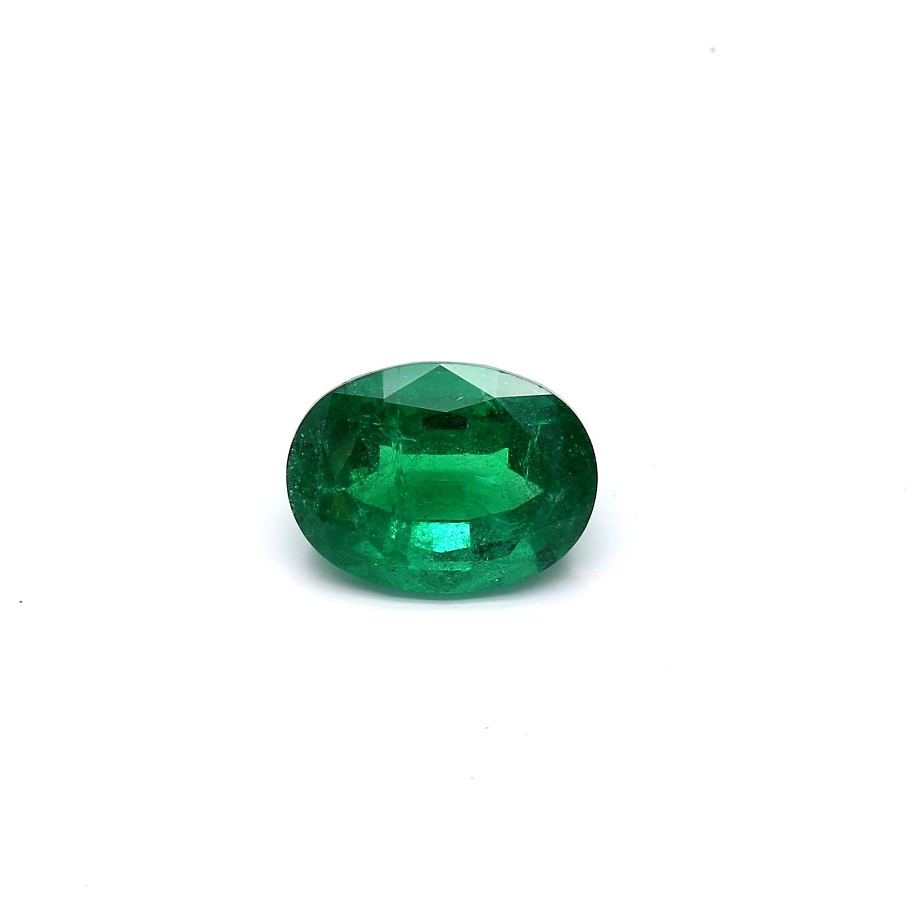 3.07 ct. Oval Emerald GRS Minor