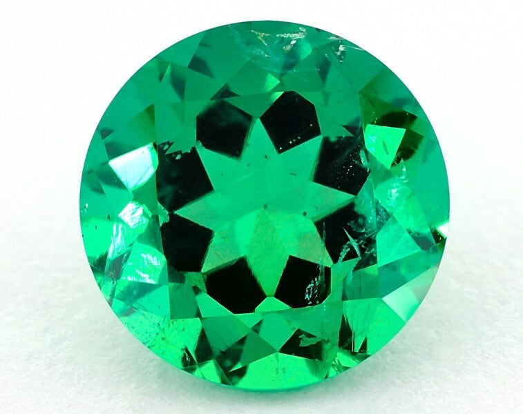 2.54 ct. Round Brilliant Emerald GRS Minor