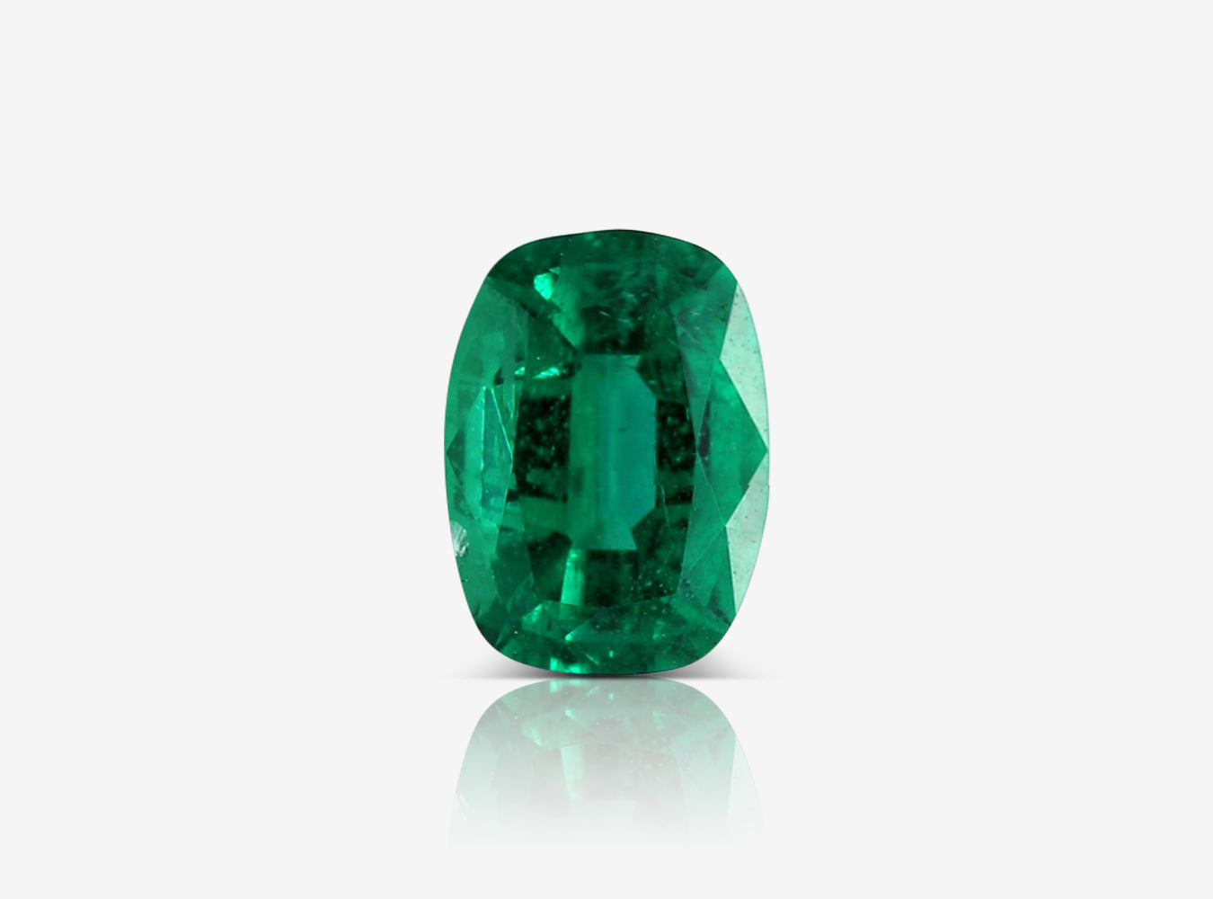 1.39 ct. Cushion Emerald GRS Insignificant