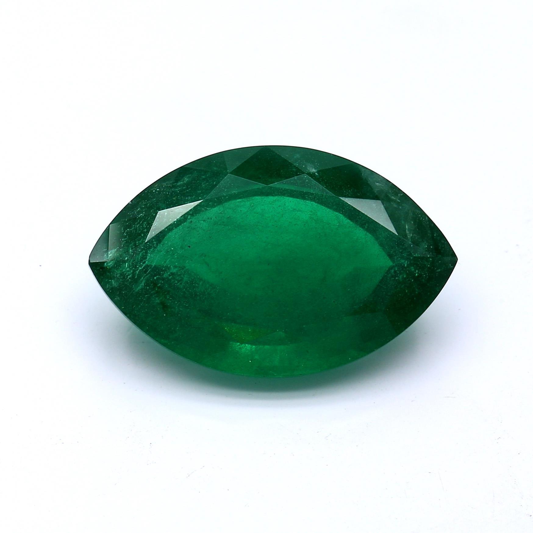 11.92 ct. Marquise Emerald AGL Insignificant