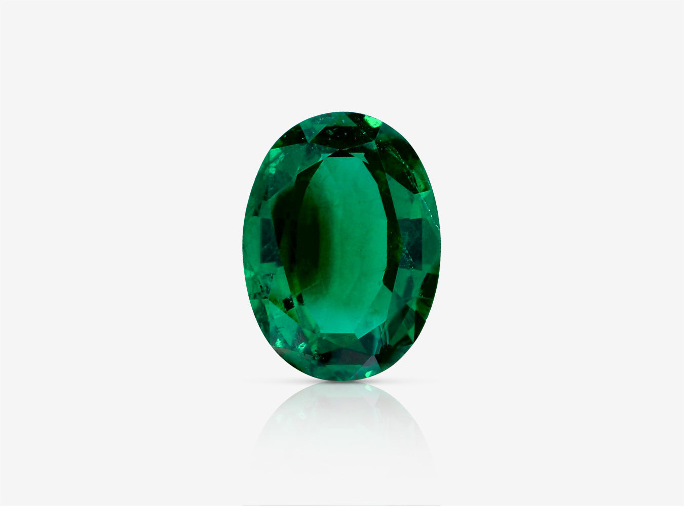 2.43 ct. Oval Emerald GRS Insignificant