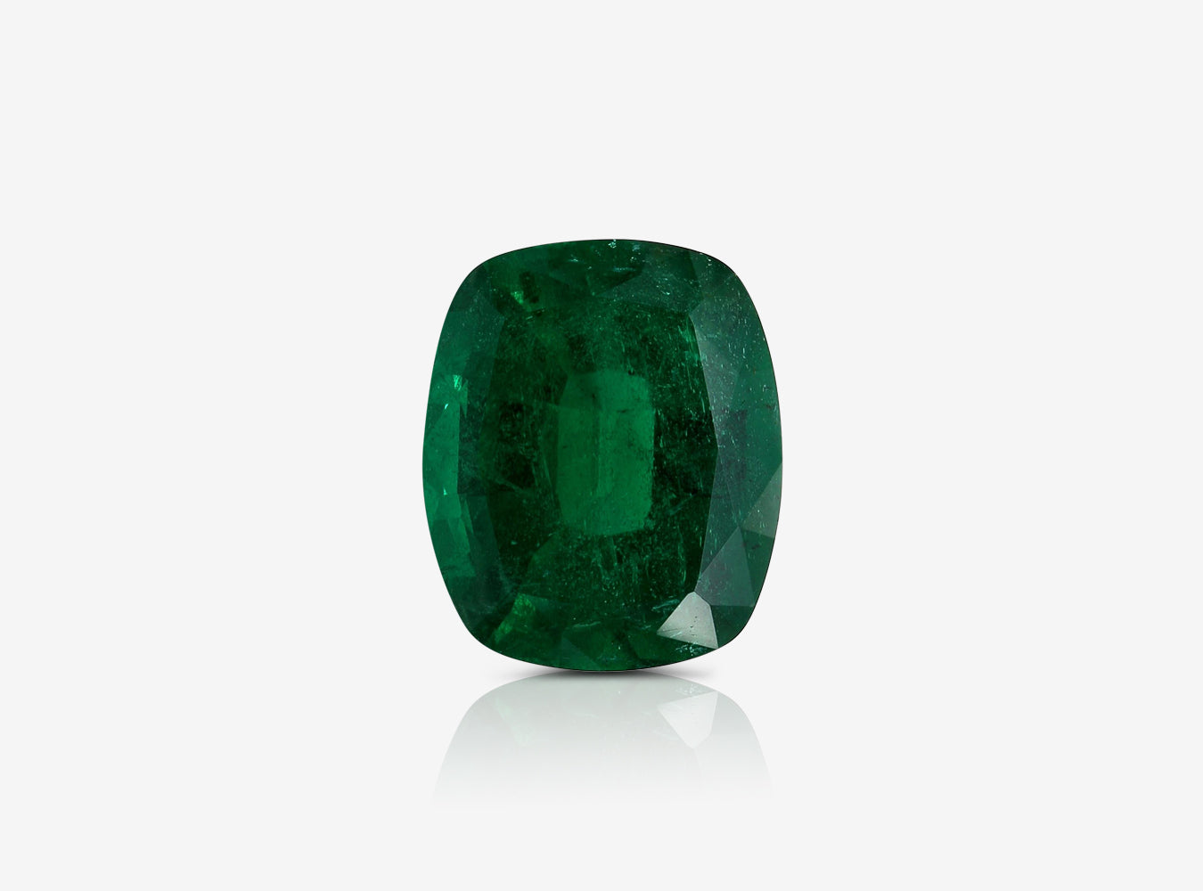 15.53 ct. Cushion Emerald GRS Minor