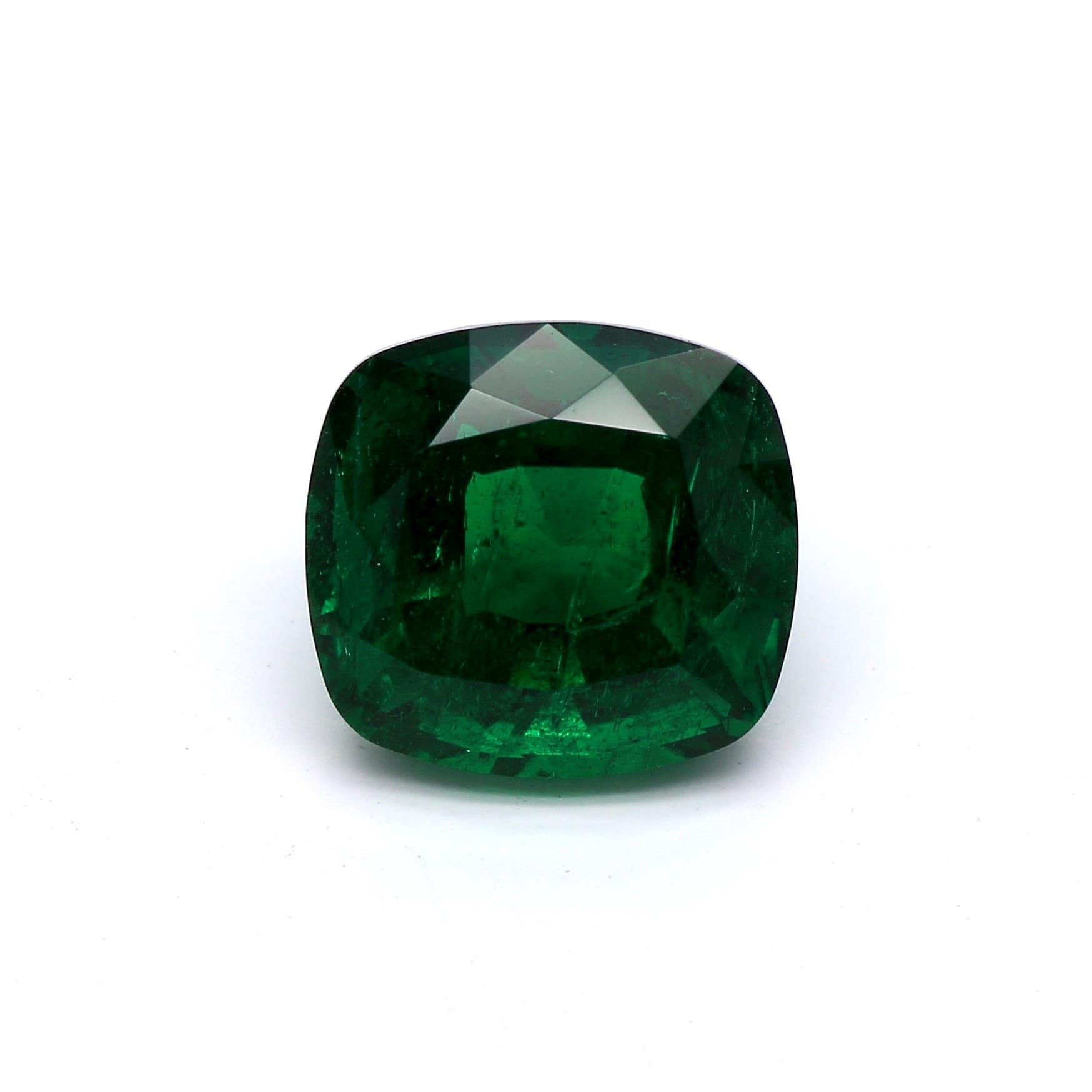3.12 ct. Cushion Emerald AGL Minor