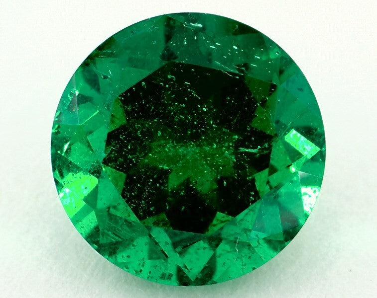 2.66 ct. Round Brilliant Emerald AGL Minor
