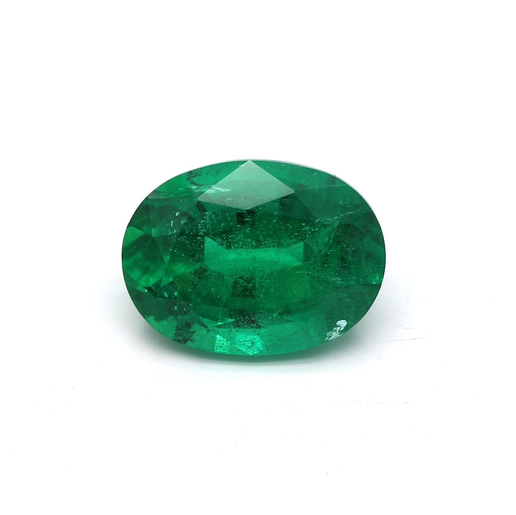 2.02 ct. Oval Emerald GRS Minor