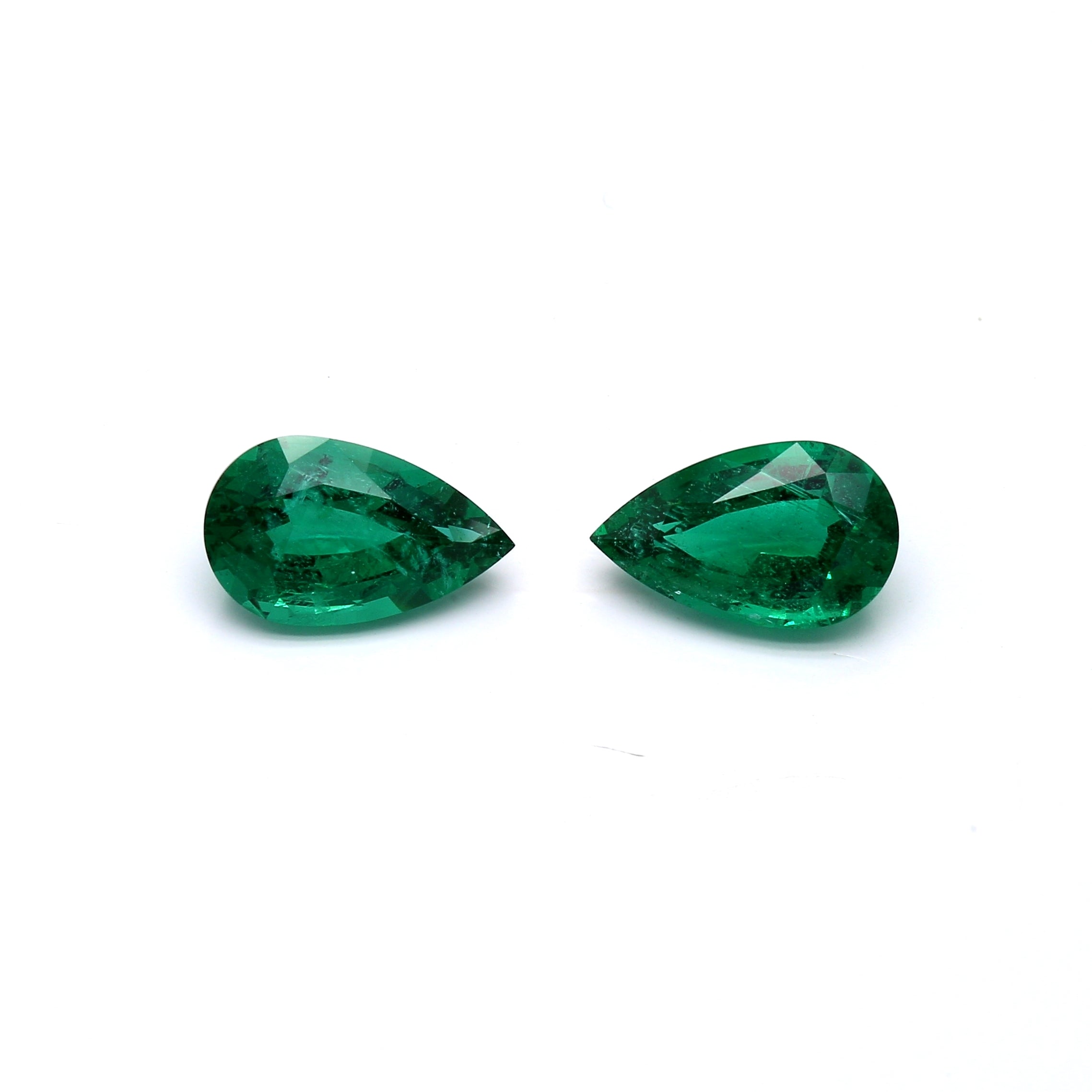 1.85 ct. Pear Shape Emerald GRS Minor