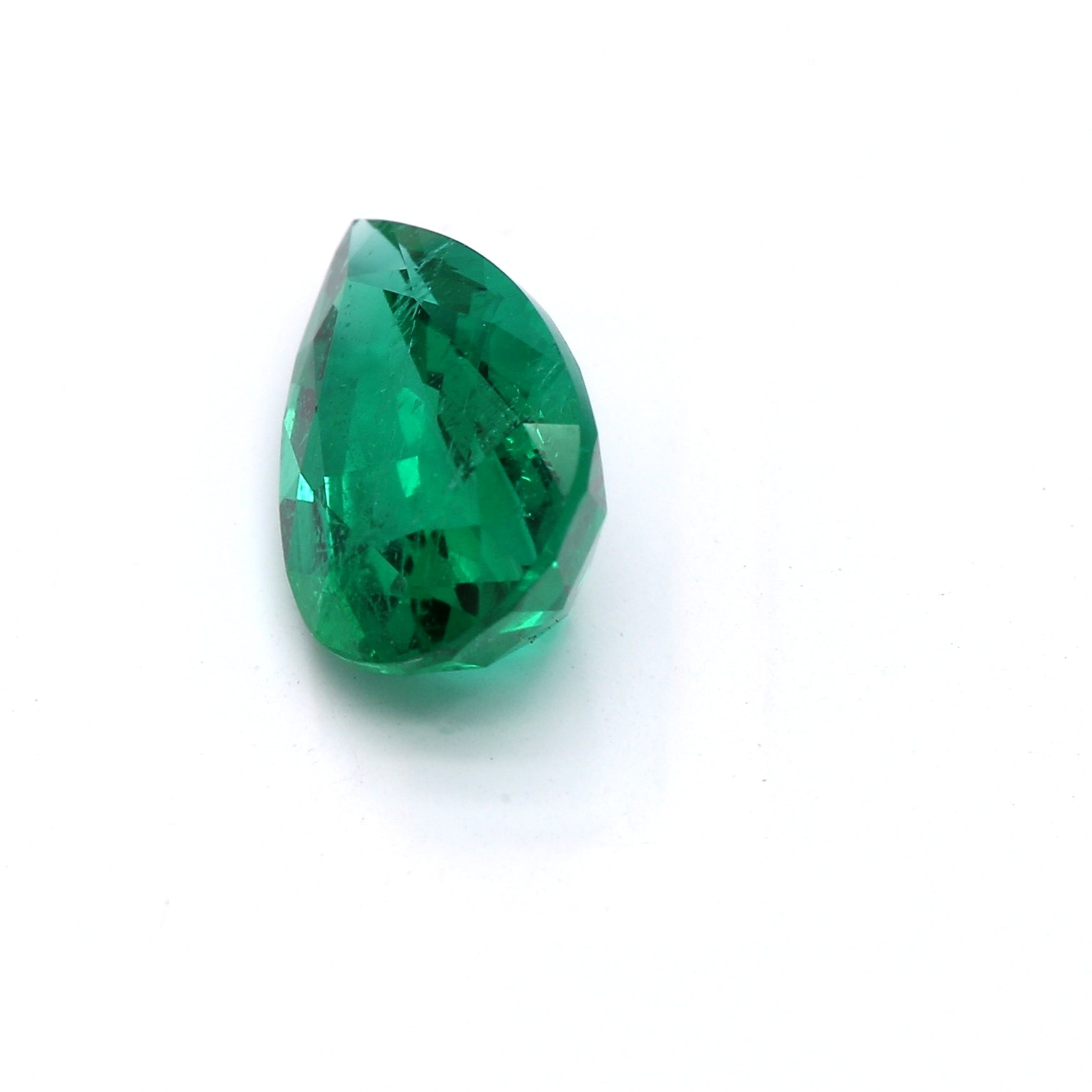 1.85 ct. Pear Shape Emerald GRS Minor