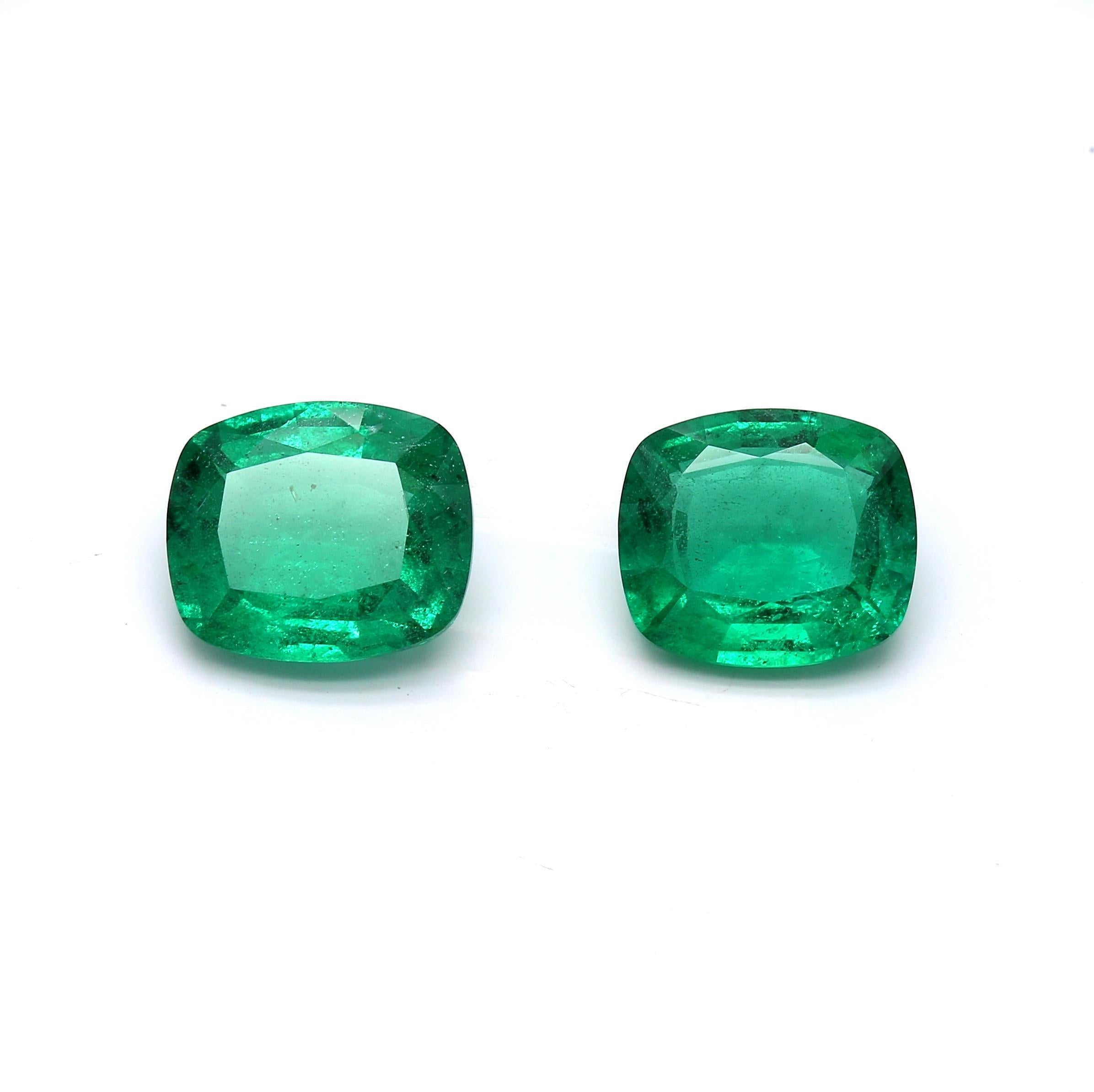 3.21 ct. Cushion Emerald GRS Insignificant