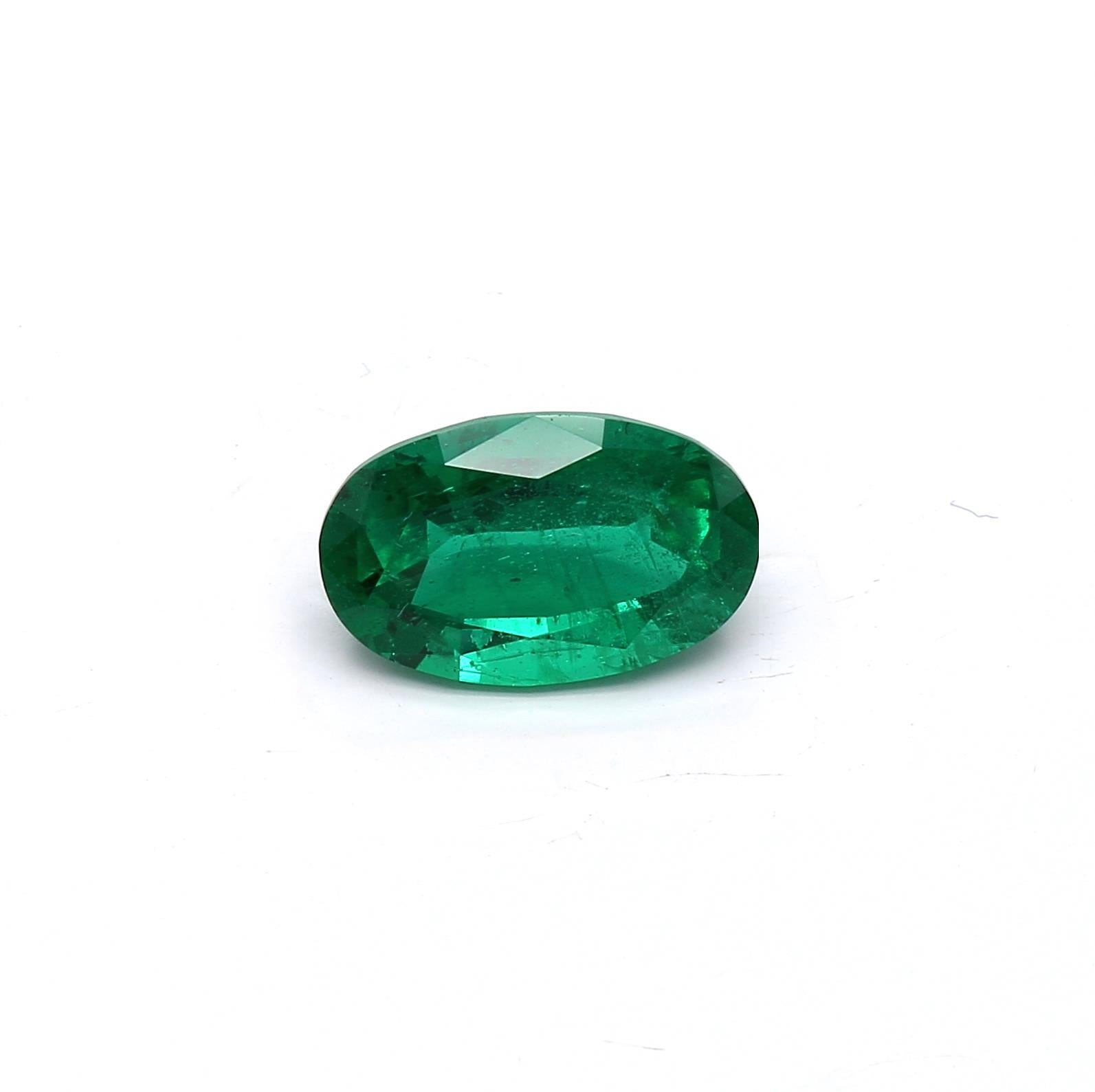 2 ct. Oval Emerald GRS Insignificant