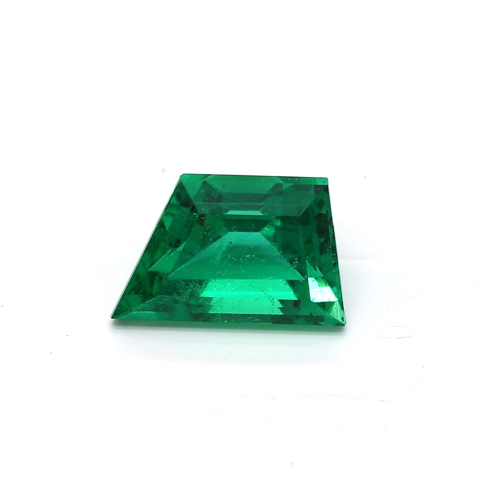 1.27 ct. Trapeze Emerald GRS Minor