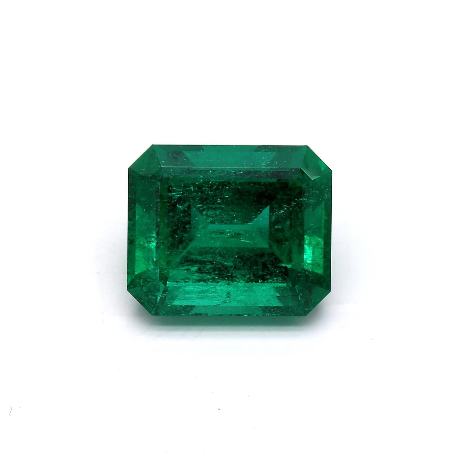 8.40 ct. Emerald Gubelin Minor