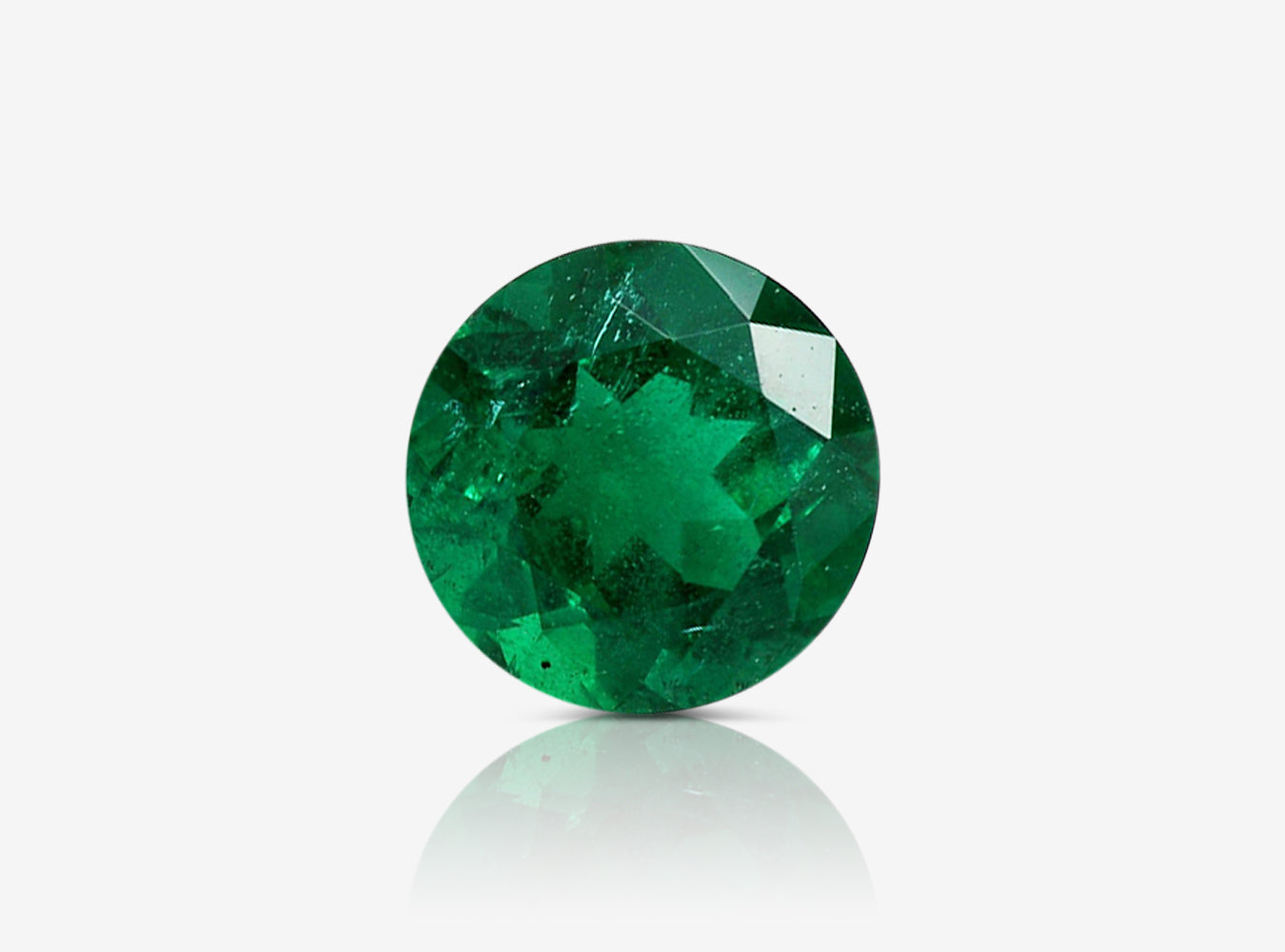 1.87 ct. Round Brilliant Emerald AGL Insignificant to Minor