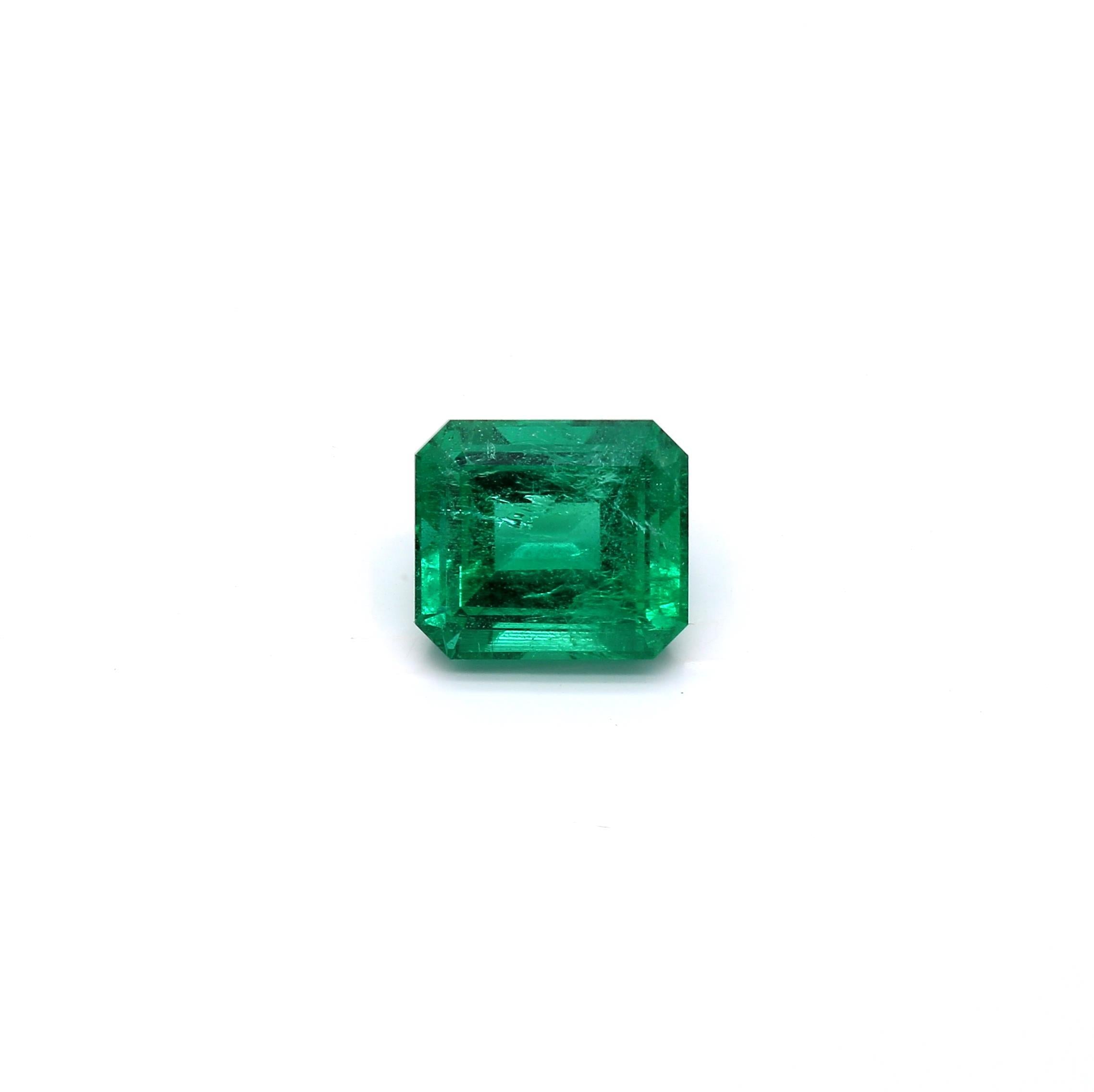 4.04 ct. Emerald GRS Minor to Moderate