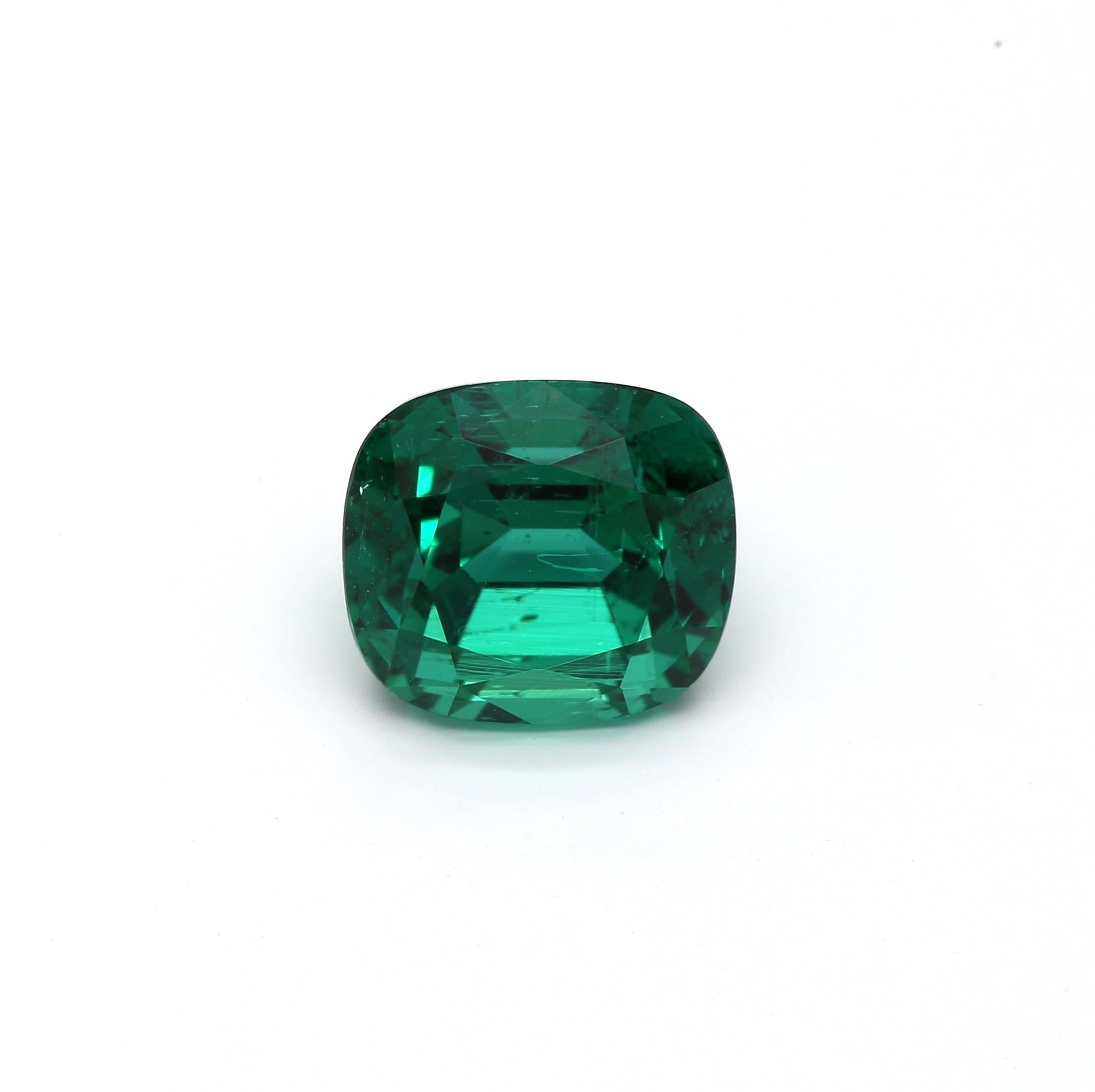 1.94 ct. Cushion Emerald GRS Insignificant