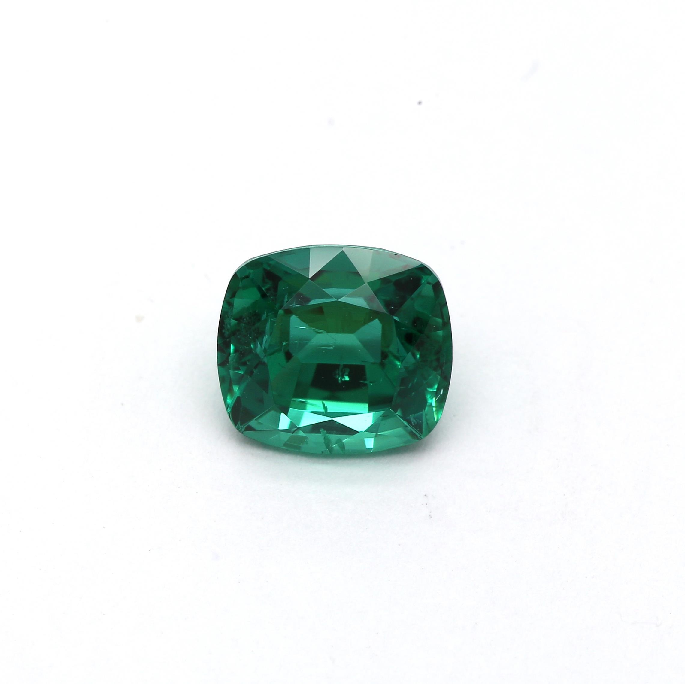 1.94 ct. Cushion Emerald GRS Insignificant