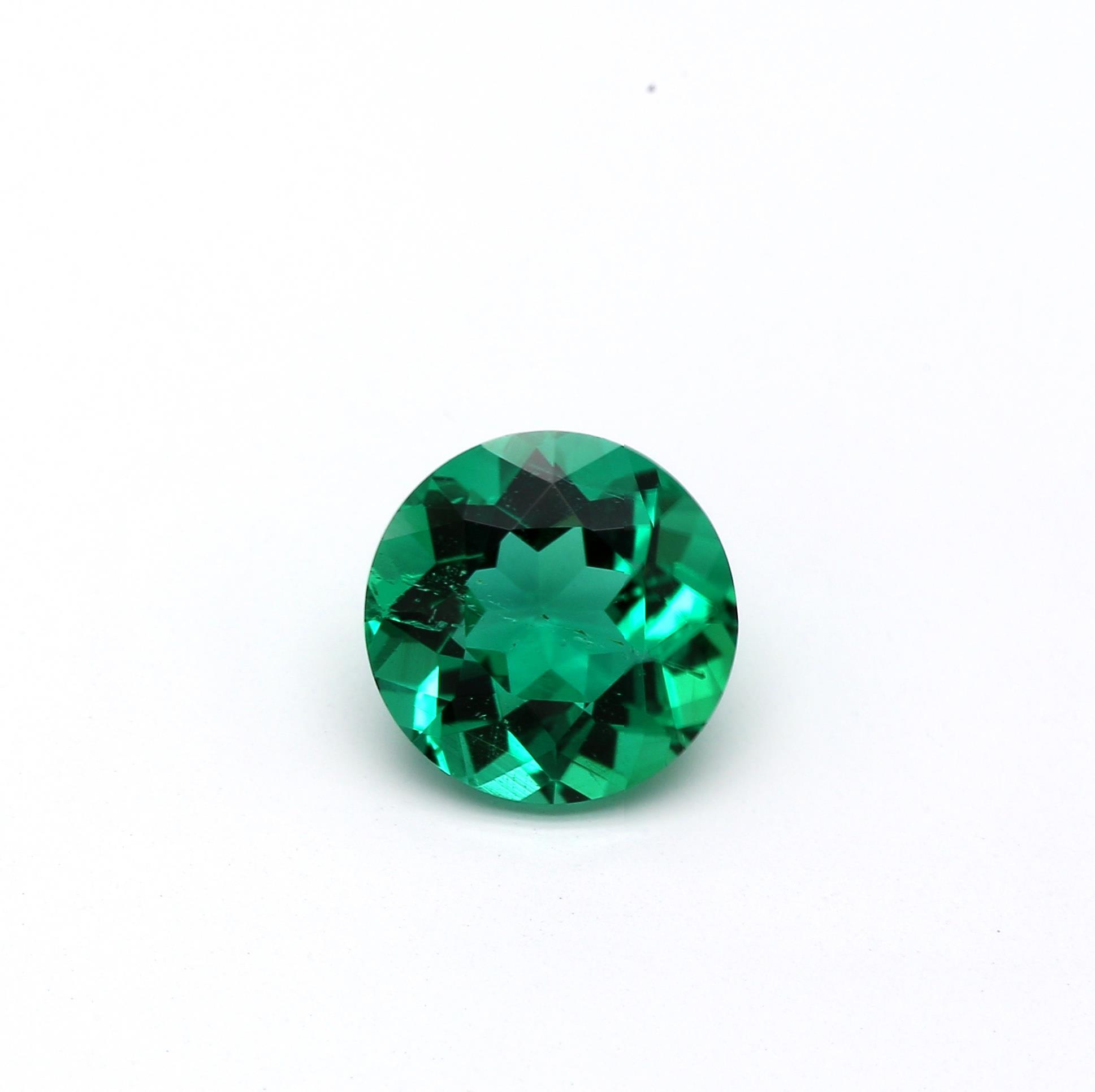 1.05 ct. Round Brilliant Emerald GRS Insignificant