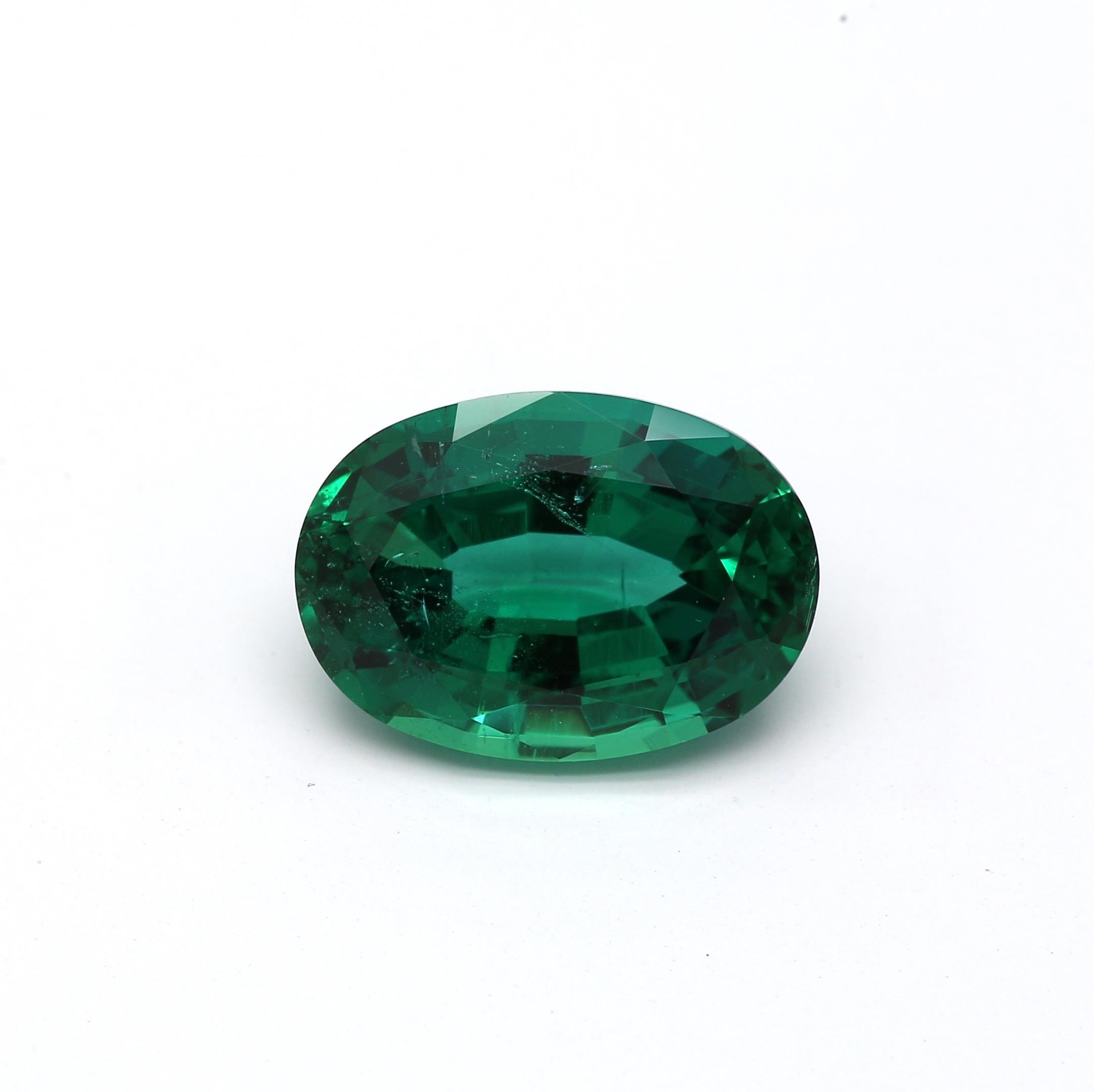 2.38 ct. Oval Emerald GRS Insignificant