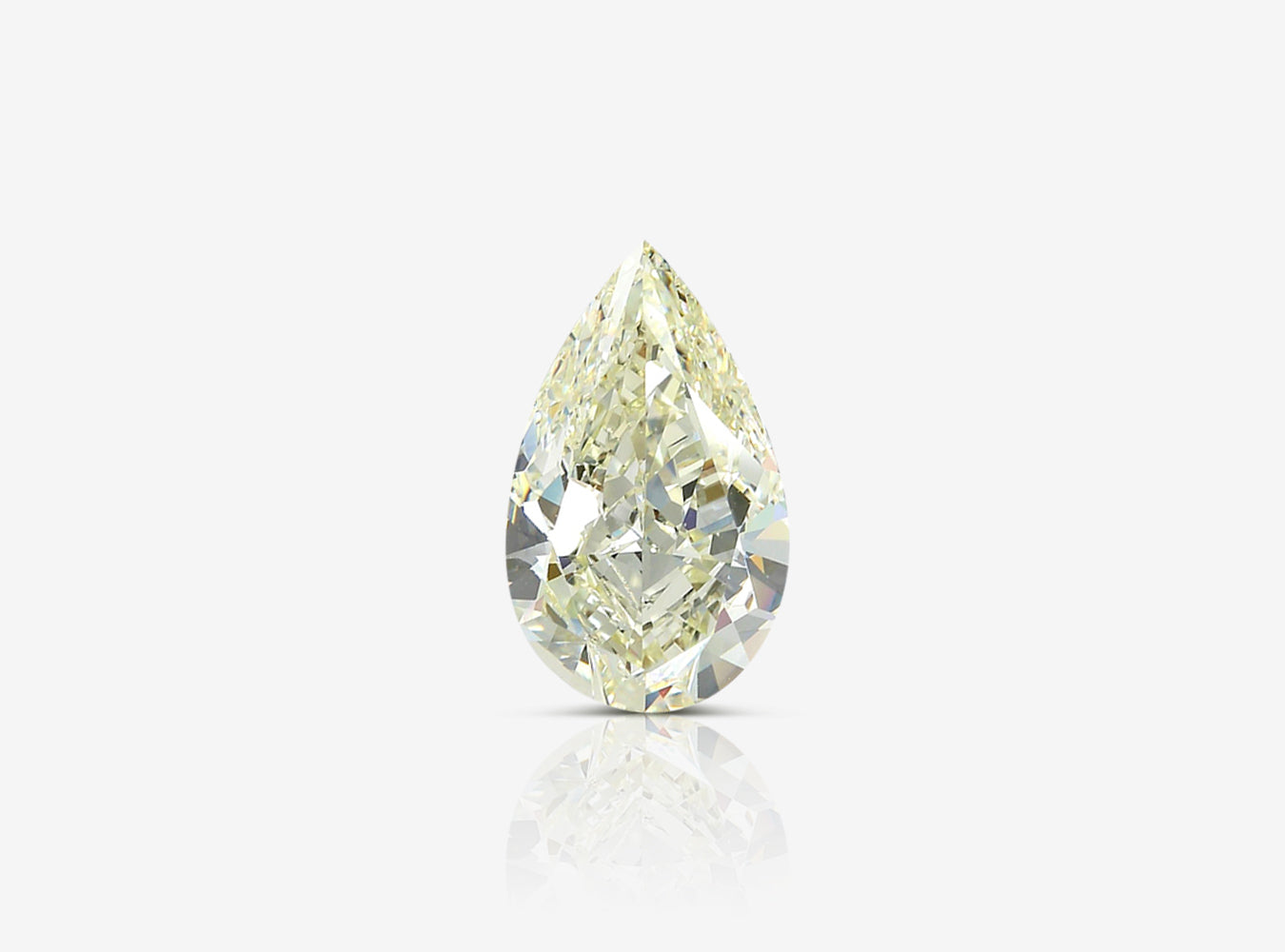 5.01 ct. Pear Shape Diamond W to X SI2 None GIA