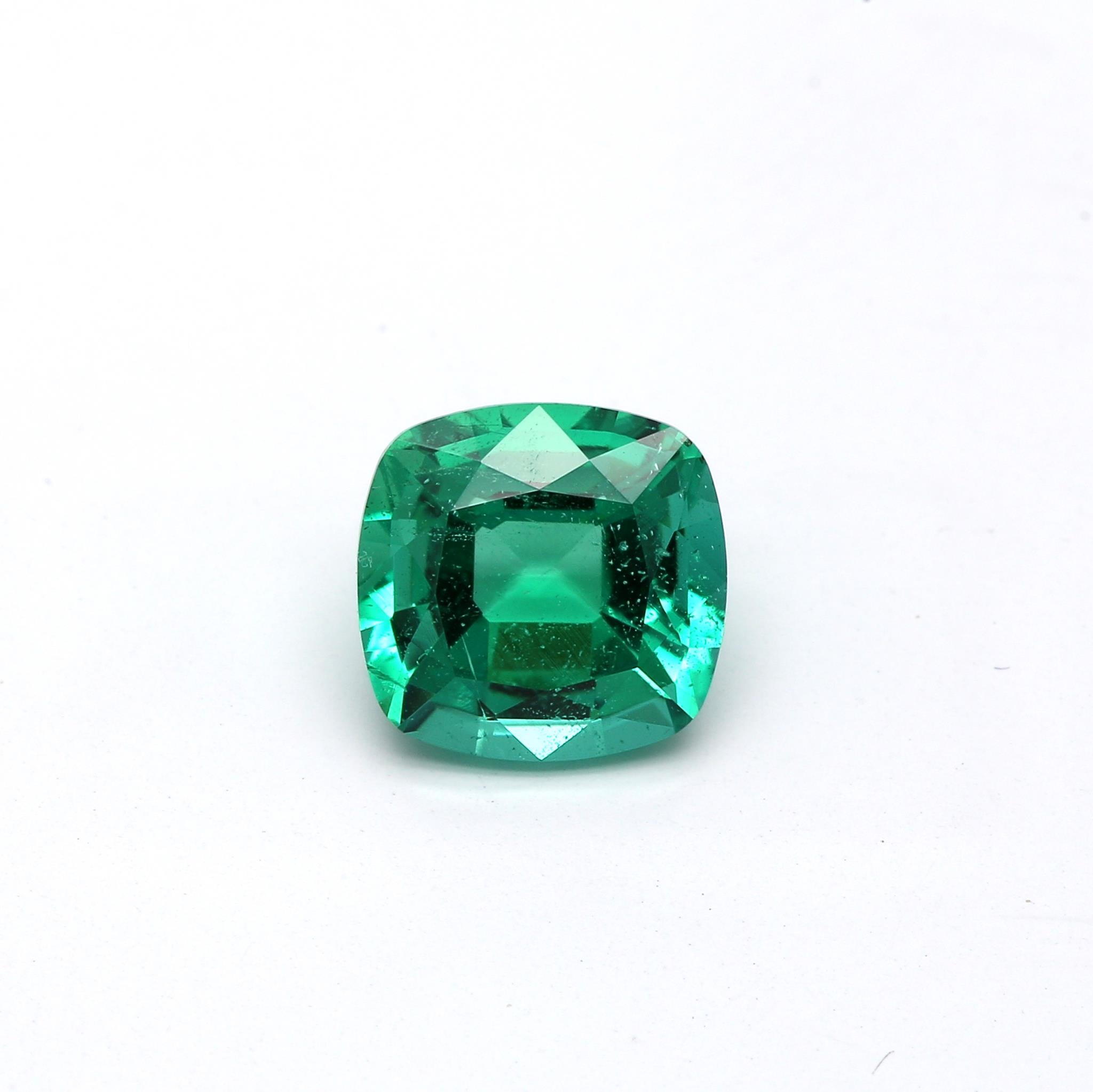 1.35 ct. Cushion Emerald GRS Insignificant