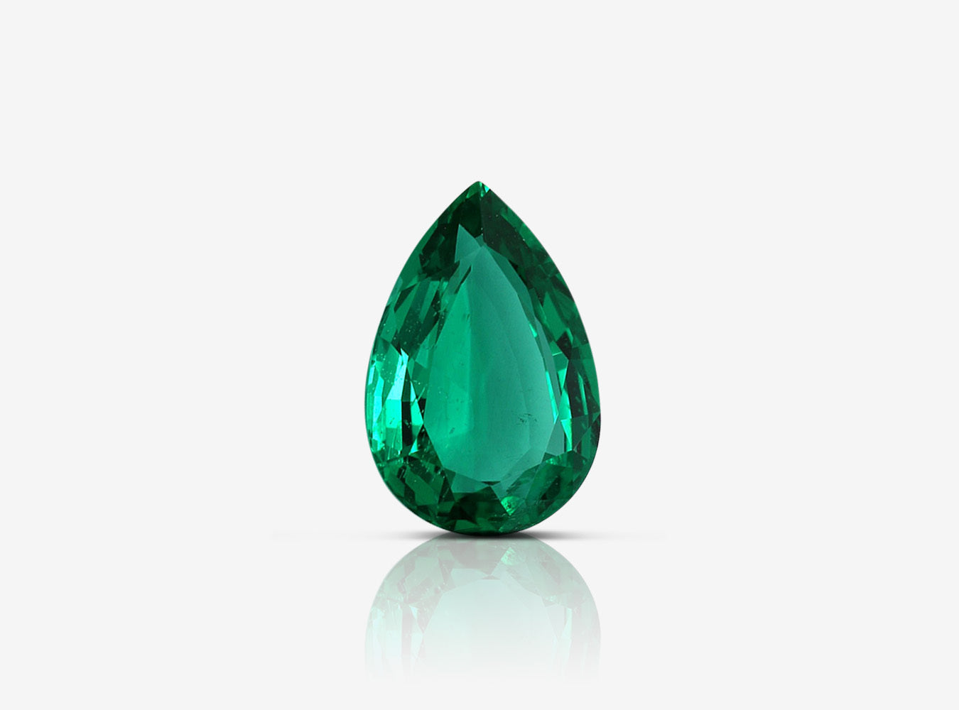 2.15 ct. Pear Shape Emerald GRS Insignificant