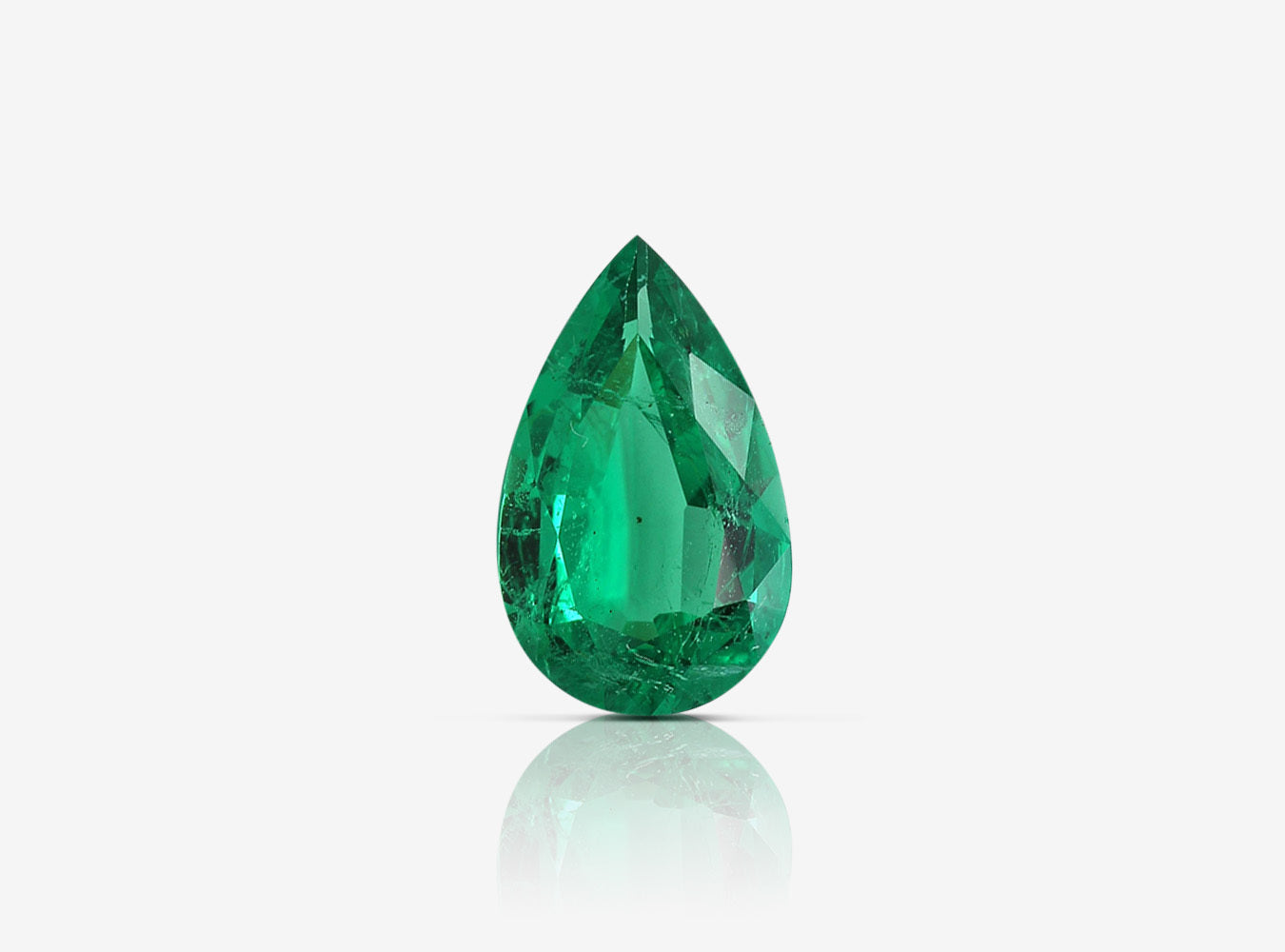 2.04 ct. Pear Shape Emerald GRS Minor