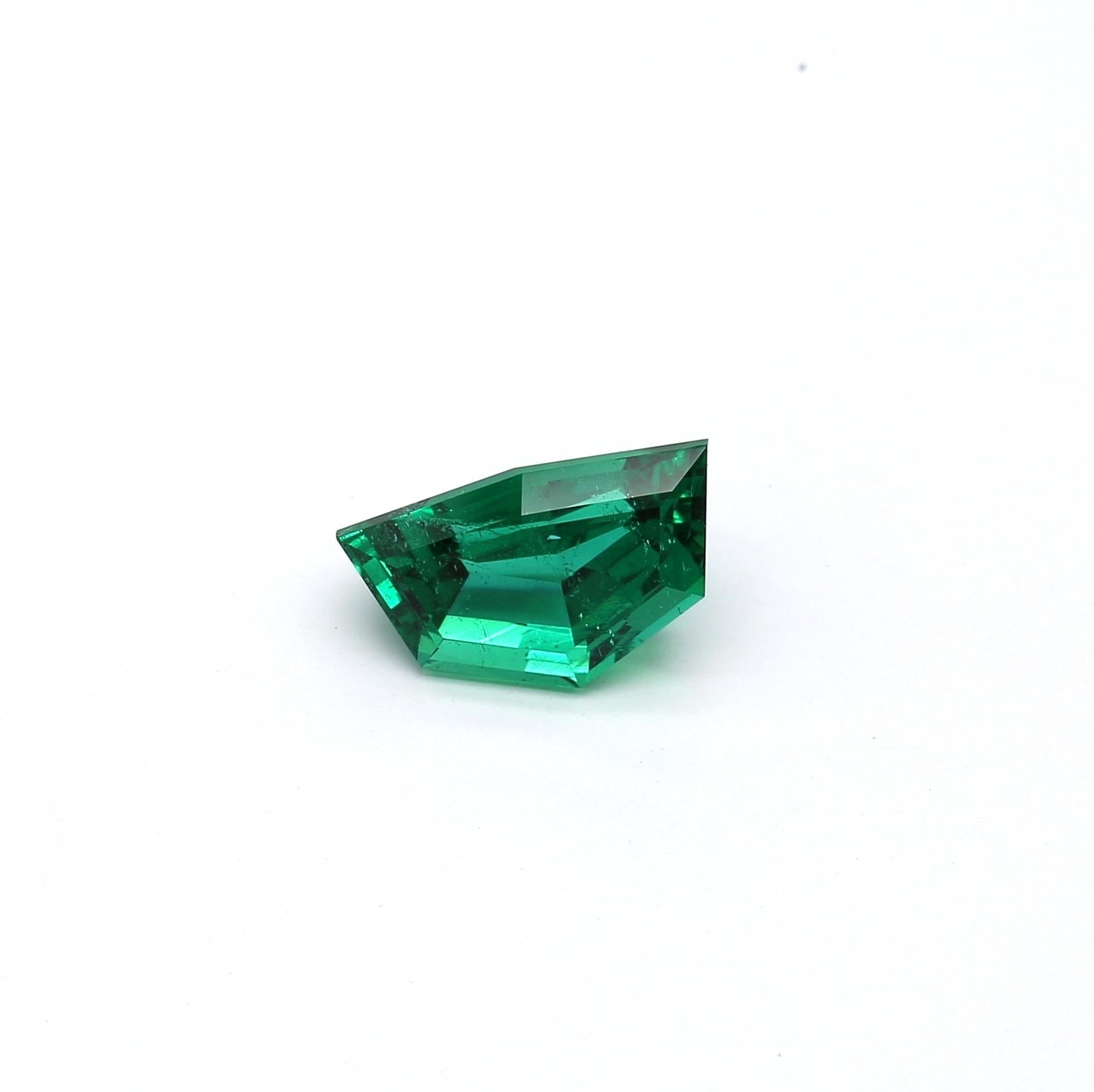 2.40 ct. Trapeze Emerald GRS Insignificant