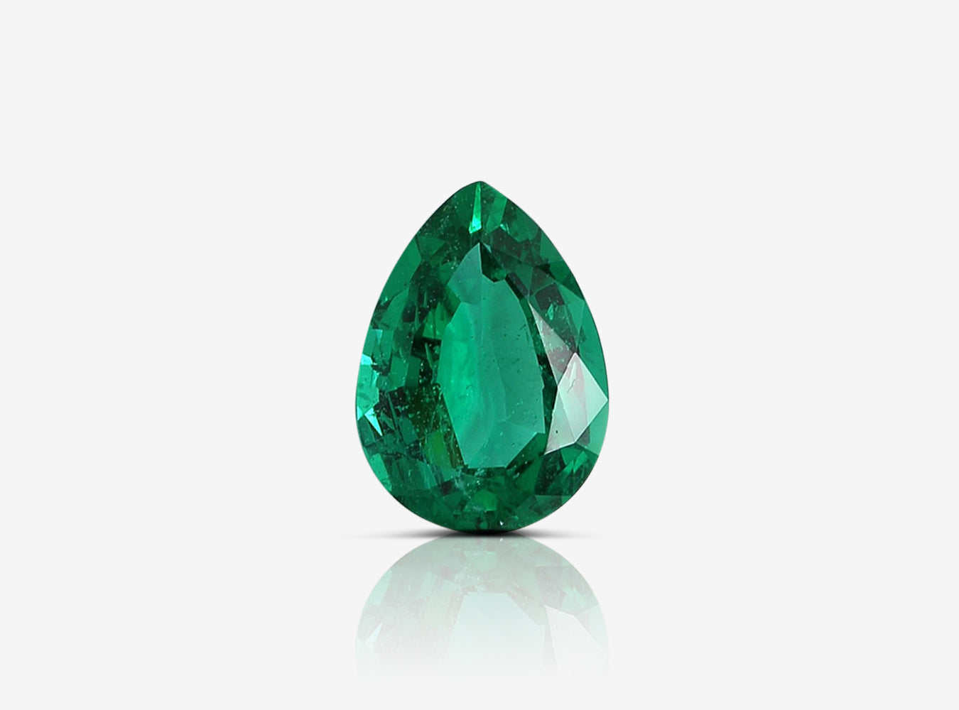 2.37 ct. Pear Shape Emerald GRS Minor