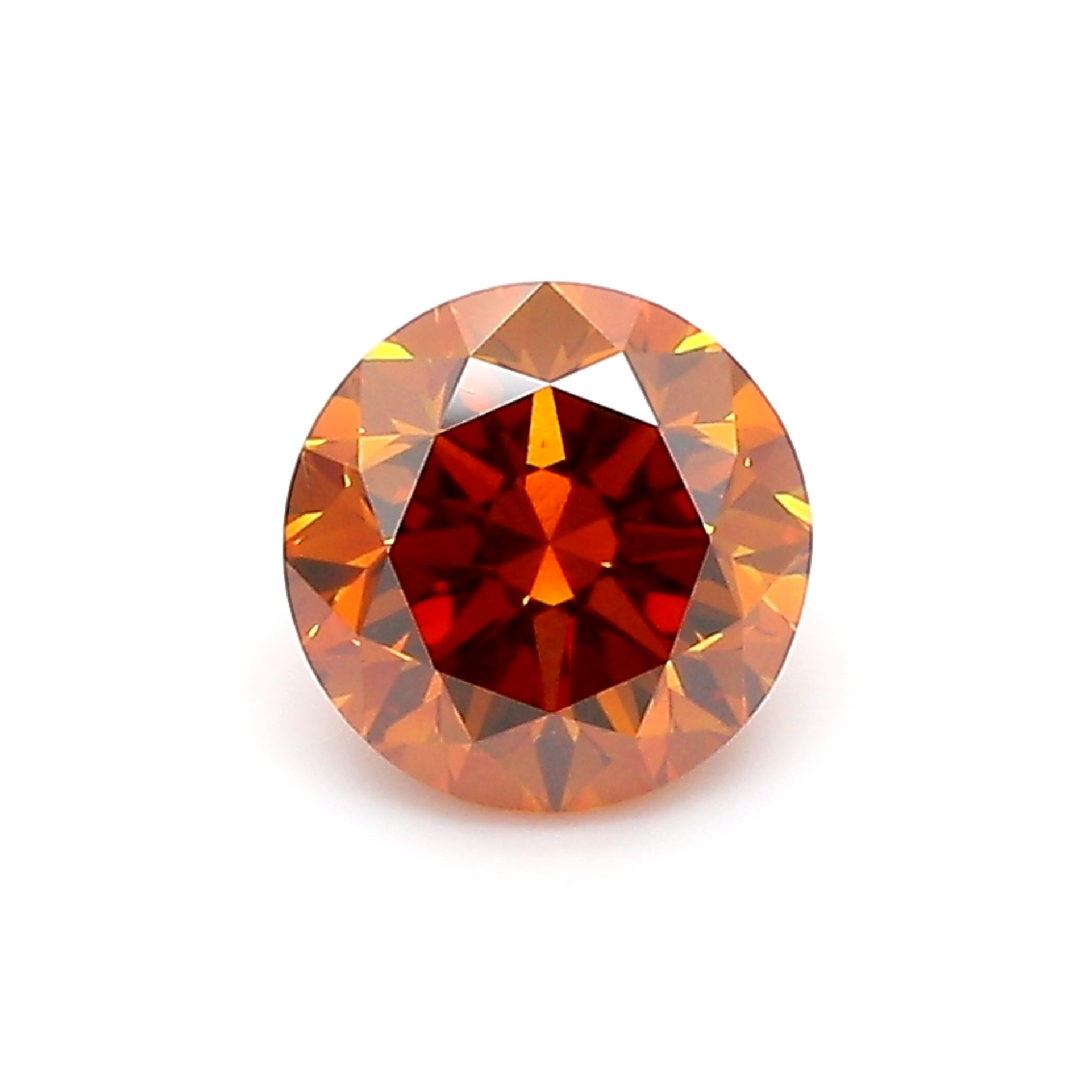 1.02ct BR Fancy Deep Orange SI2 GIA