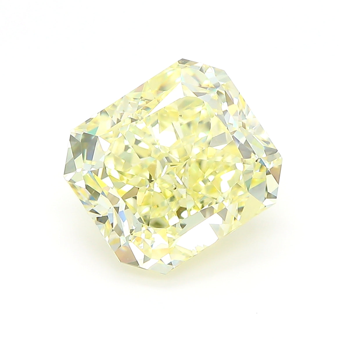 4.15ct RAD Fancy Yellow VS2 GIA