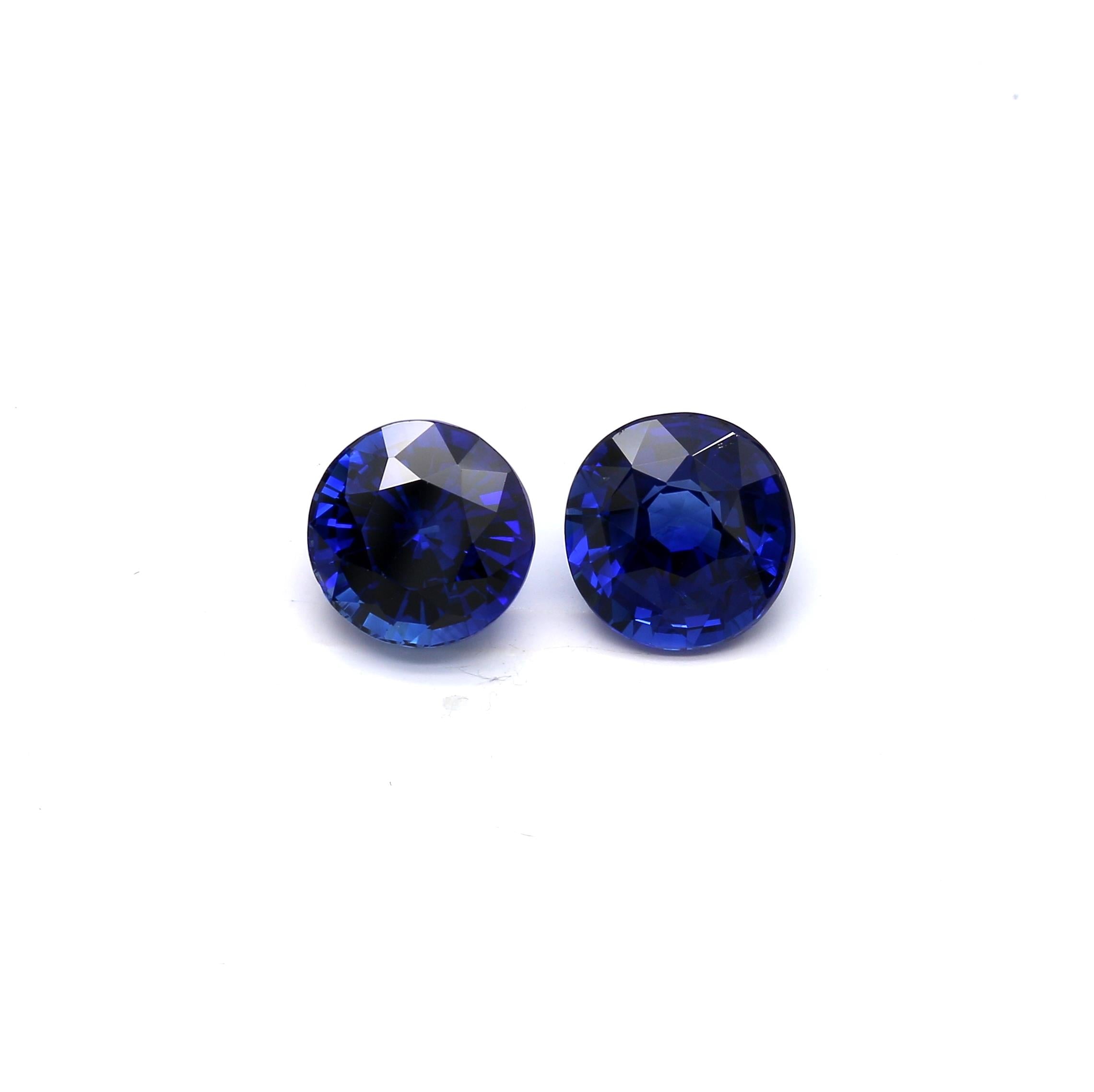 2.59ct BR Royal Blue GRS