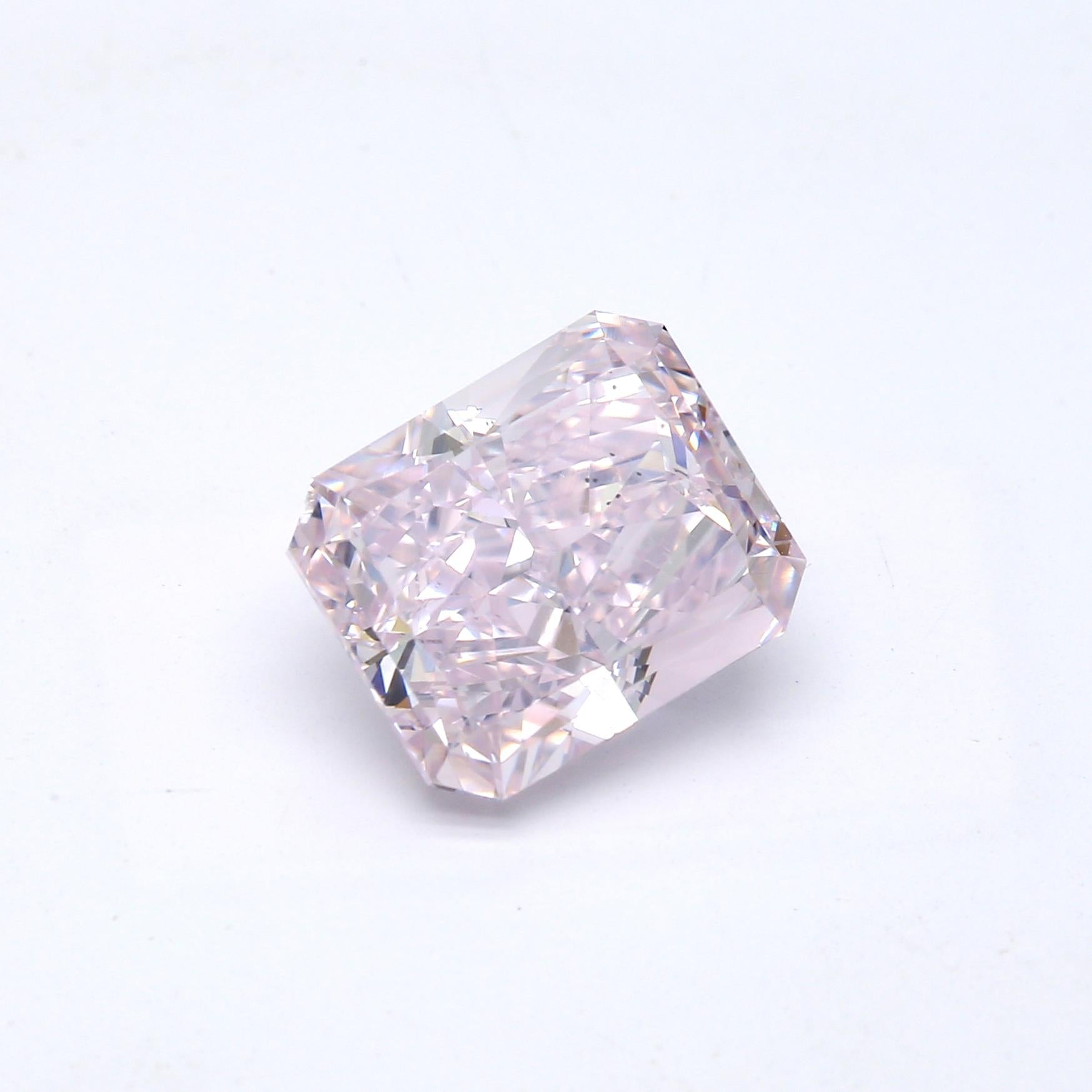 2.51ct RAD Fancy Pink SI1 GIA