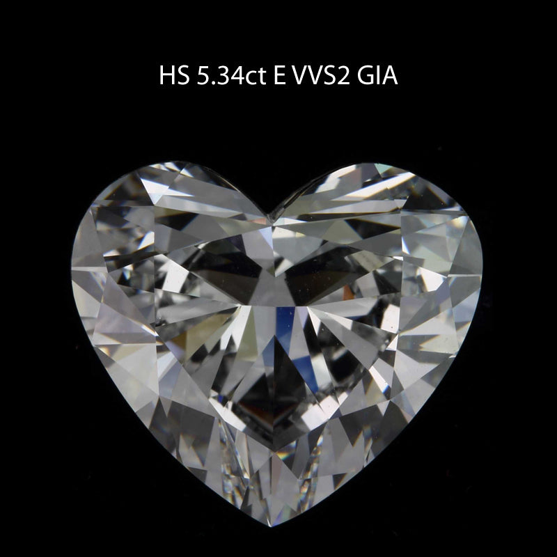 5.34ct HS E VVS2 GIA