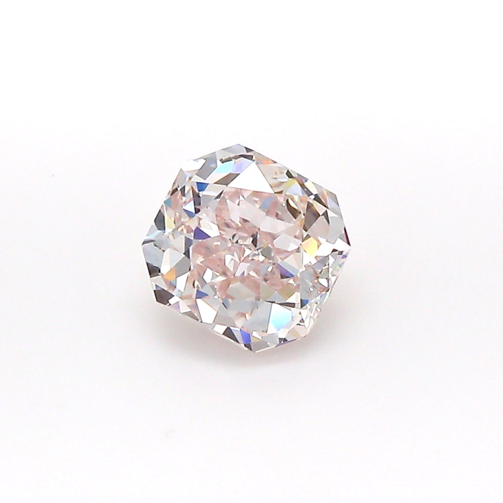 0.93ct RAD Fancy Light Pink VS1 GIA