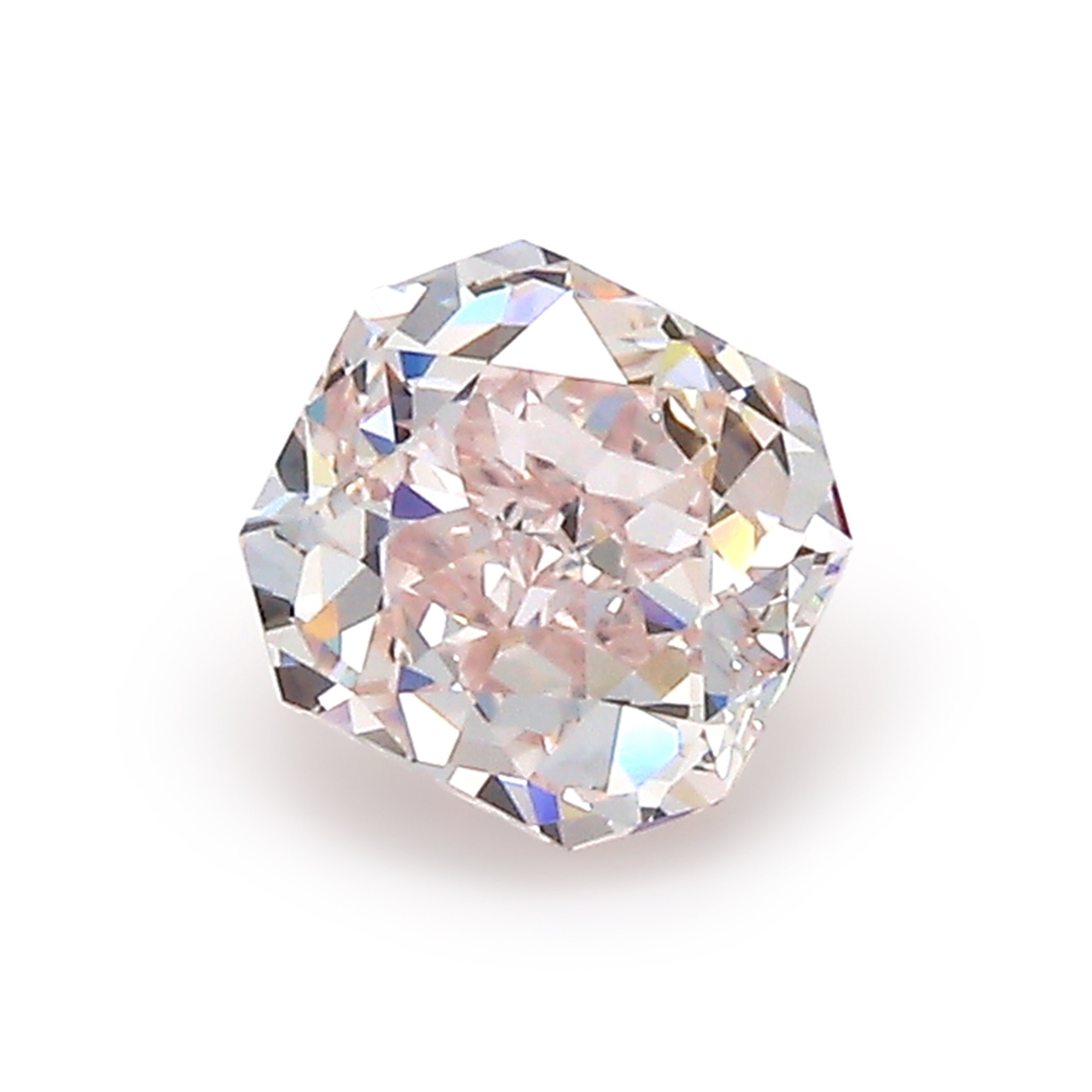 0.93ct RAD Fancy Light Pink VS1 GIA