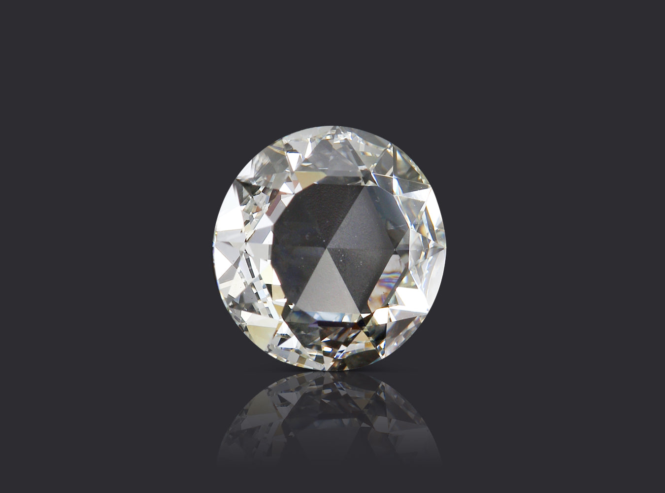 3.14ct Rose Cut J VS1 GIA