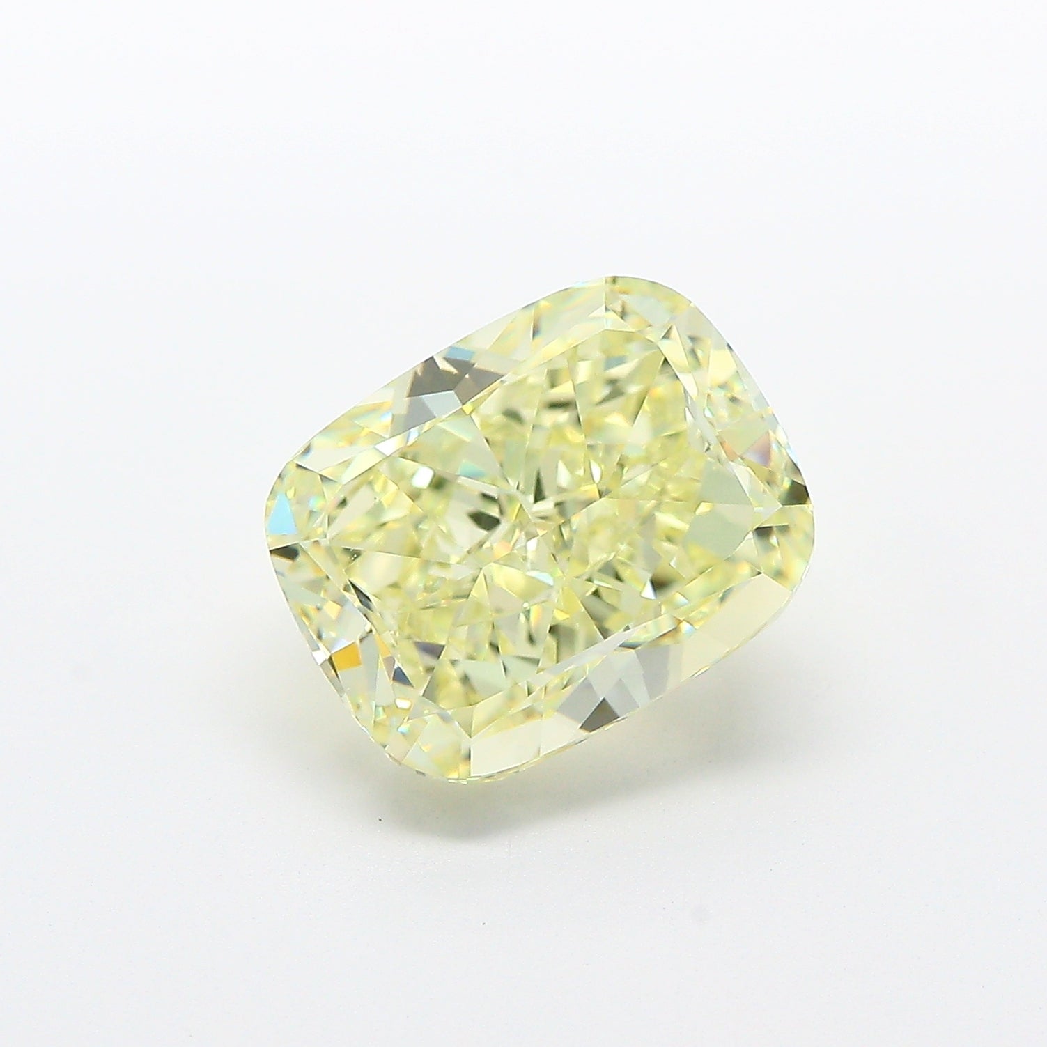 5.10ct CU Fancy Light Yellow VS1 GIA