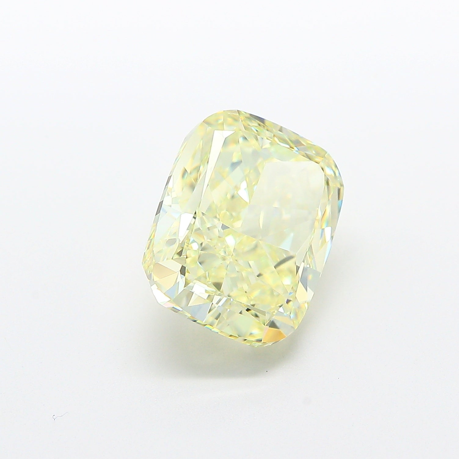 5.10ct CU Fancy Light Yellow VS1 GIA