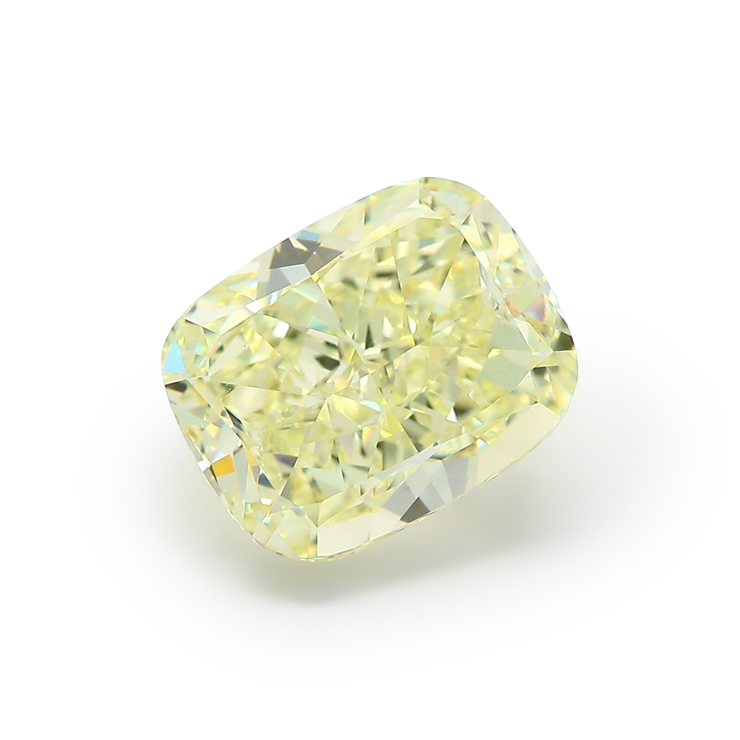 5.10ct CU Fancy Light Yellow VS1 GIA