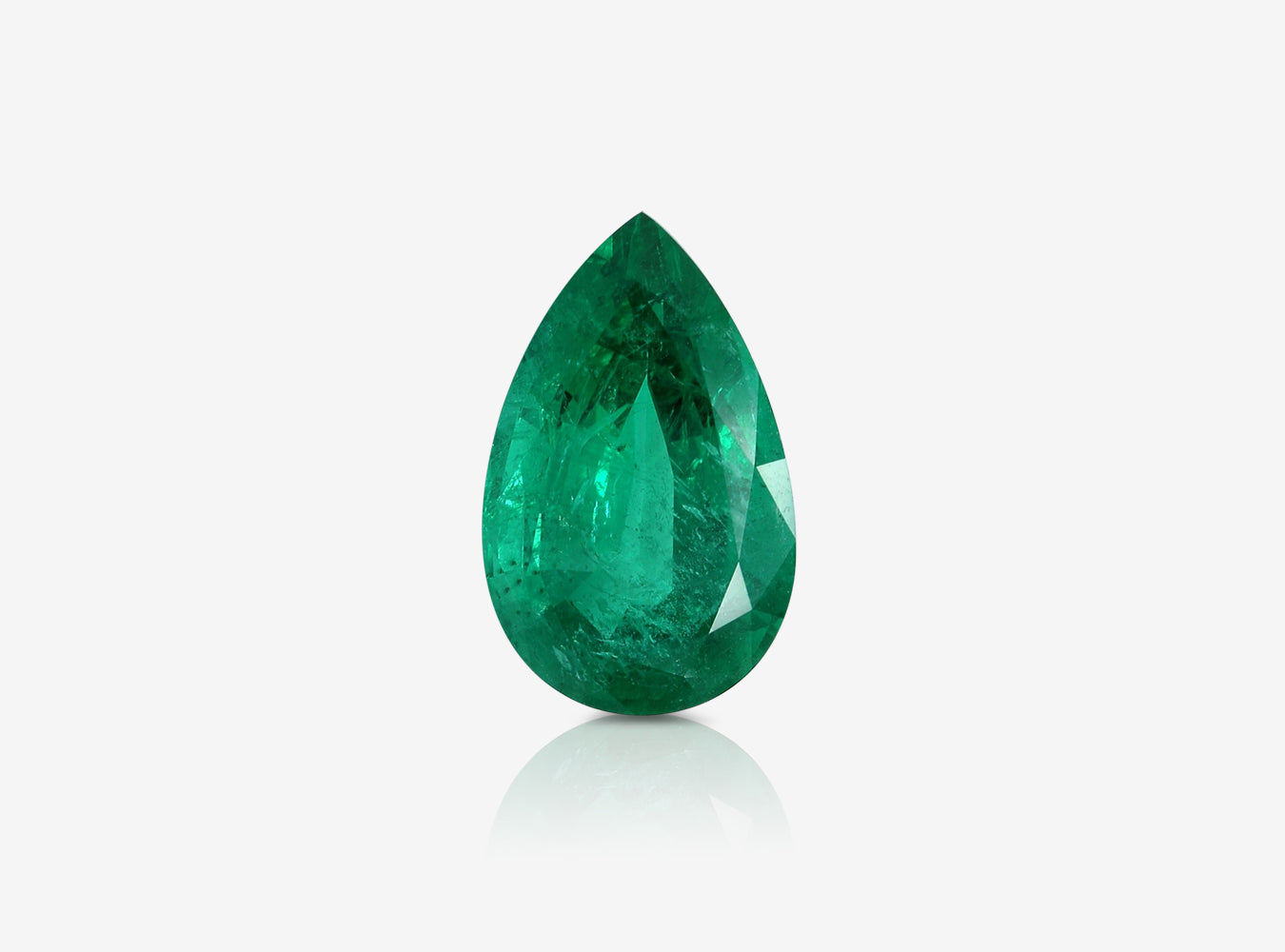 15.43 ct. Pear Shape Emerald AGL Minor