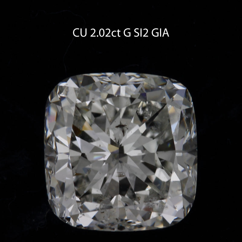 2.02 ct. Cushion Diamond G SI2 None GIA