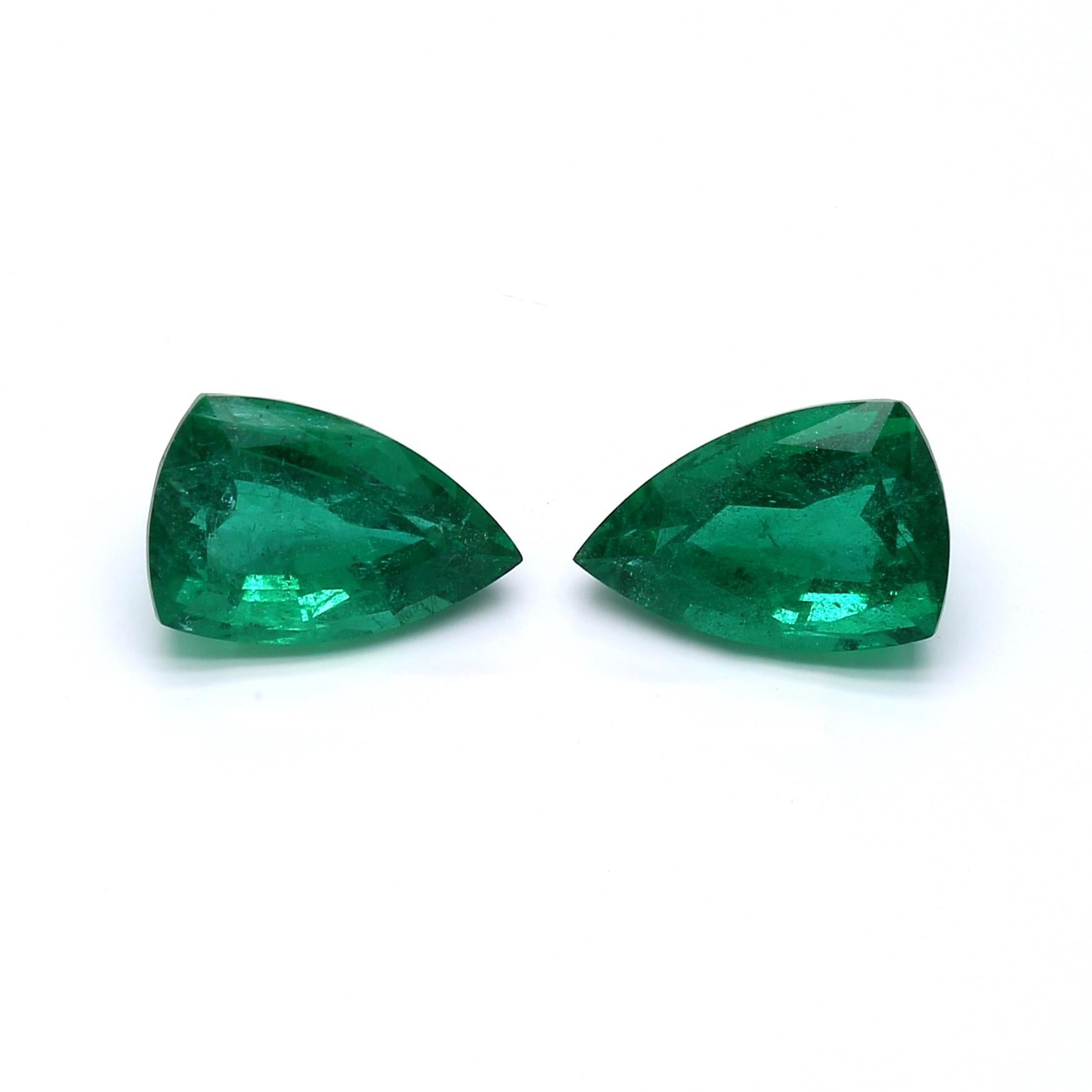 2.23 ct. Triangle Emerald ICA Moderate