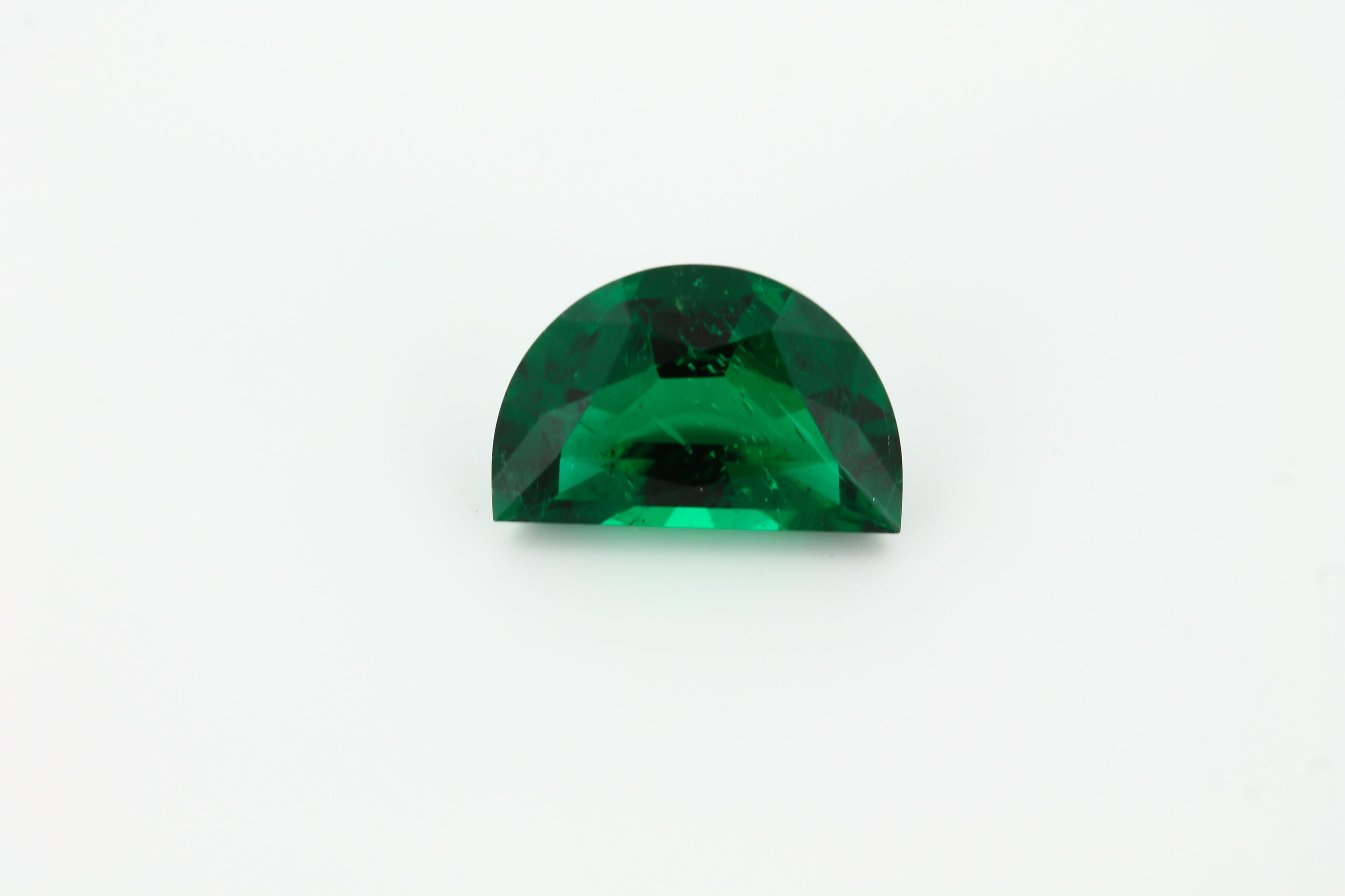 2.35 ct. Half Moon Emerald GRS Insignificant