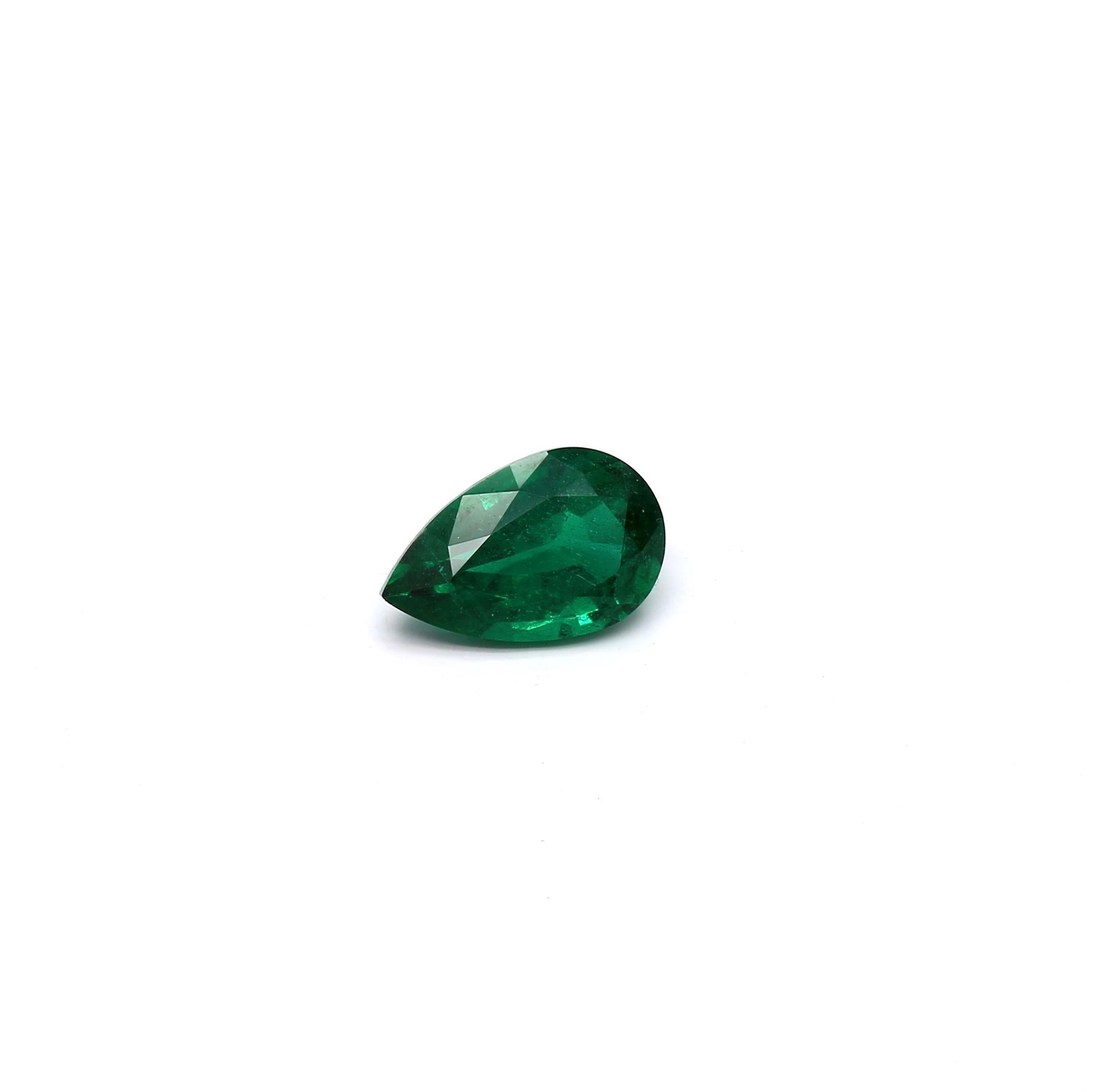 1.75 ct. Pear Shape Emerald GRS Insignificant