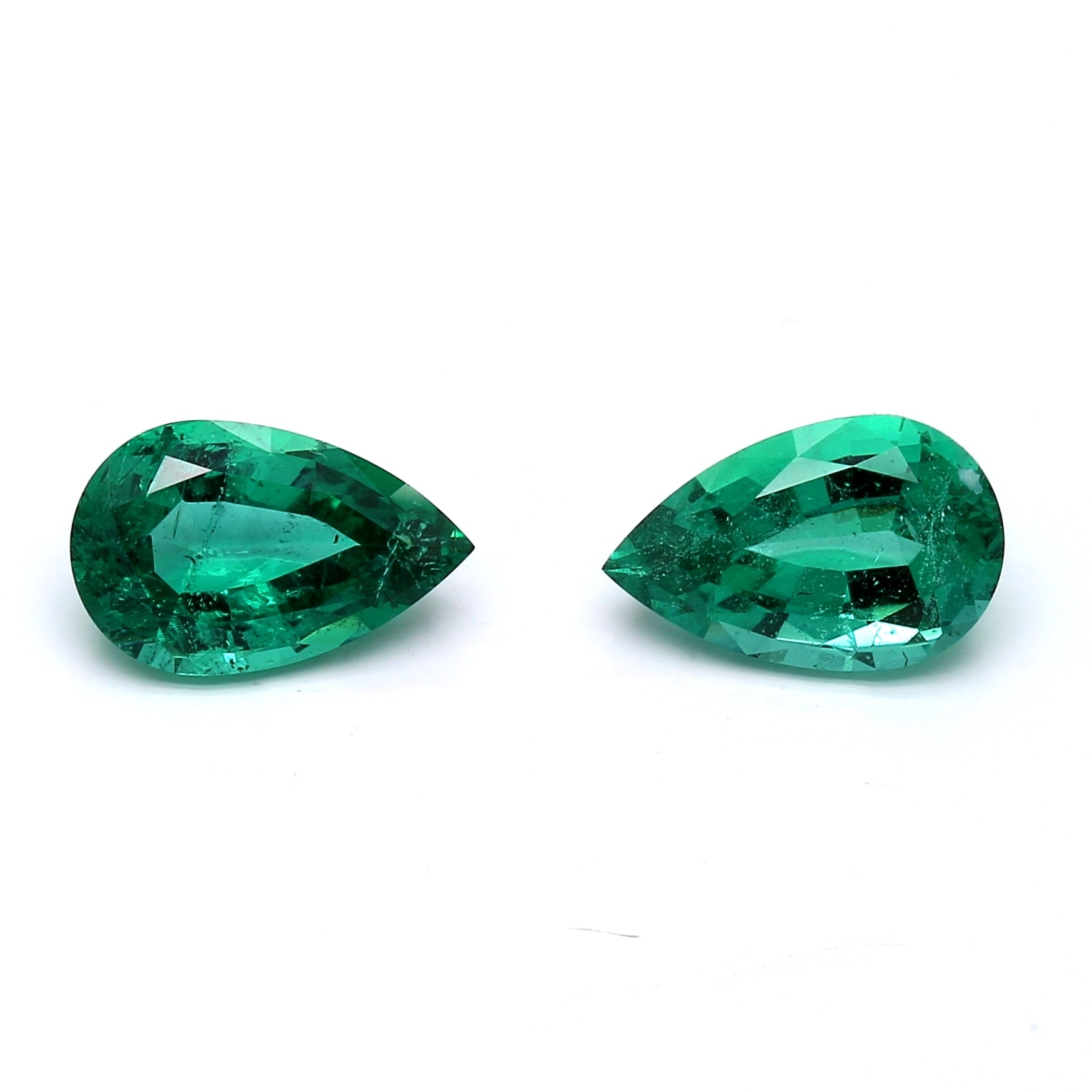 1.86 ct. Pear Shape Emerald ICA Minor