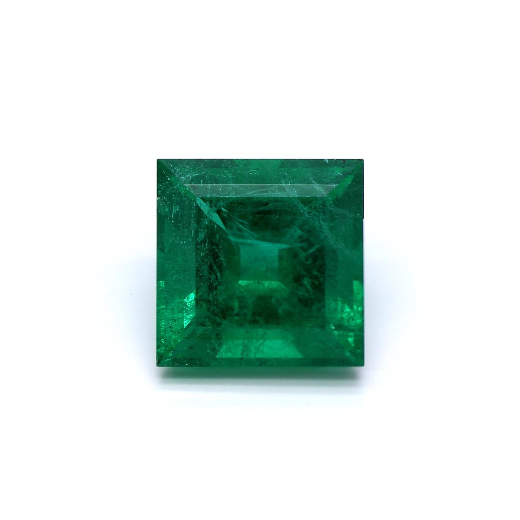 2.43 ct. Square Emerald ICA Minor
